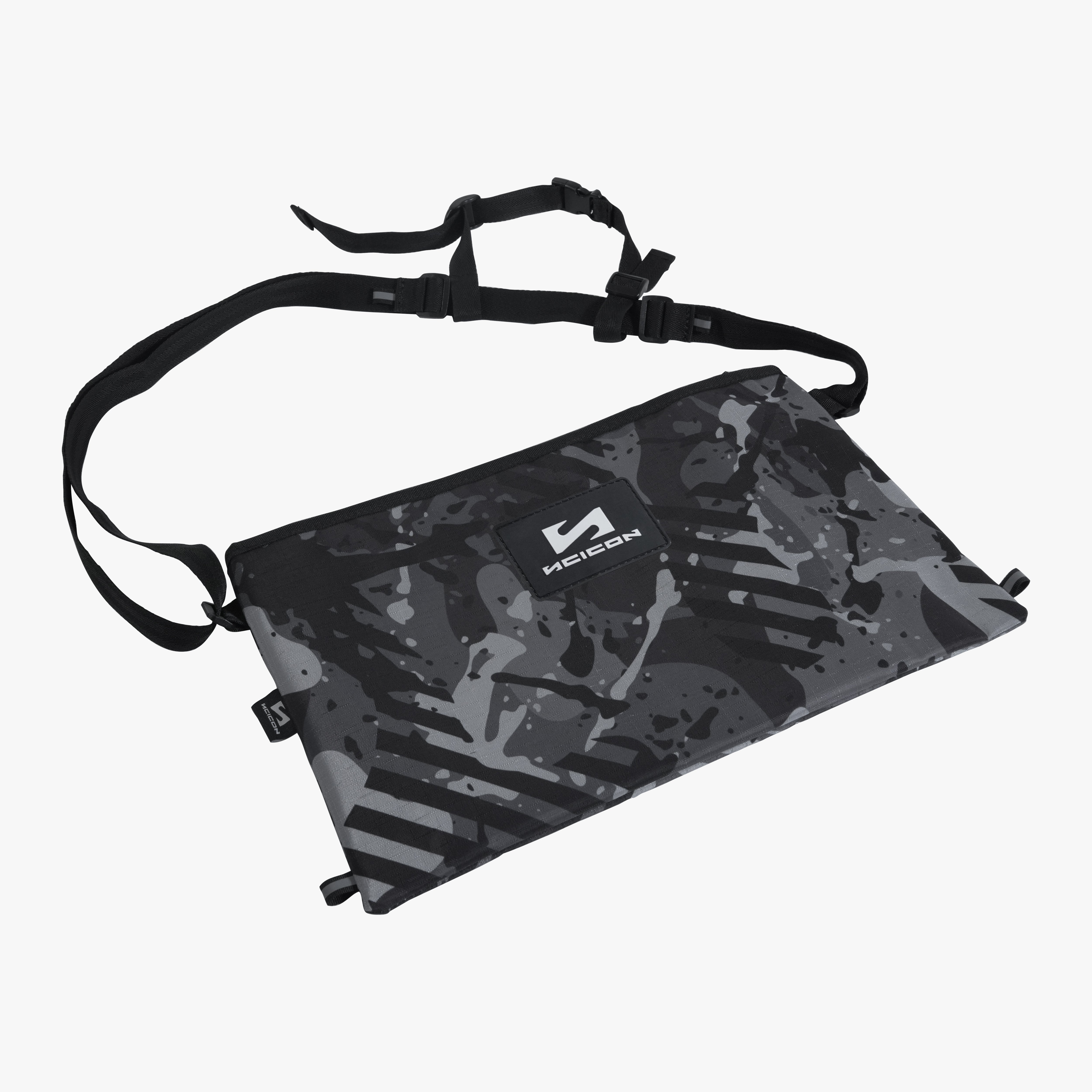 バッグ BOTT Canvas Shoulder Bag Black Camo Black Musette Cross Body Bag grey camo | Scicon Sports