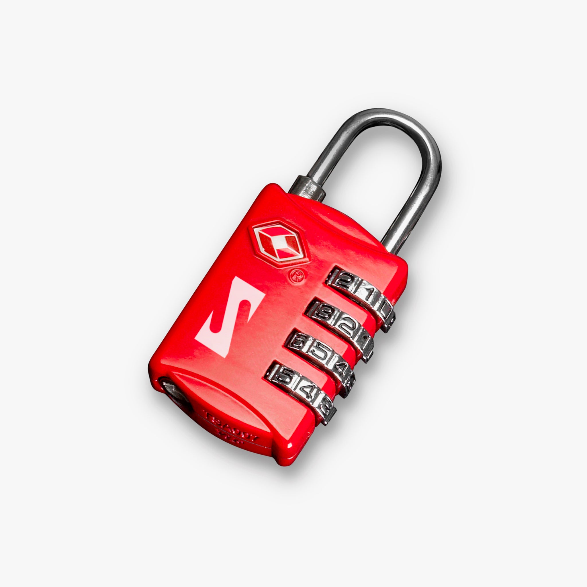 Red TSA Luggage Padlock Scicon Sports