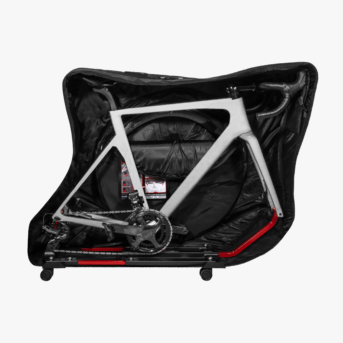 carbon fahrrad transportieren Aerocomfort 3.0 Road Bike Reise-Tasche Peloton Pro Road Cube size:179cm Kopfumfang:L (58 - 61 cm)
