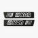 metal logo kit temple black white