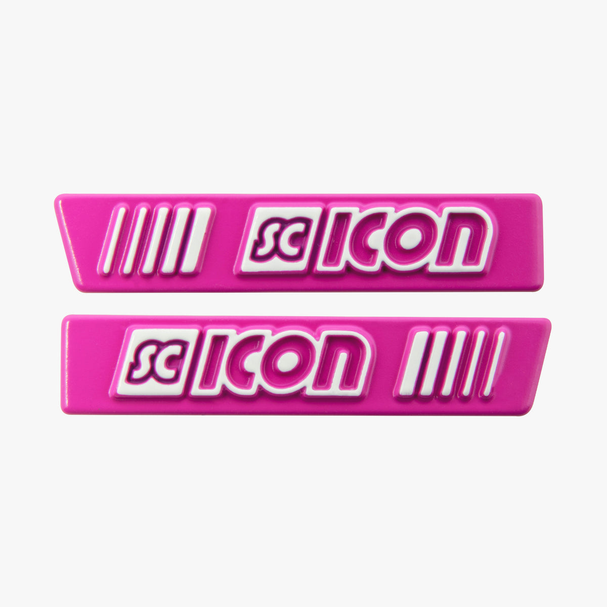 metal logo kit temple white pink