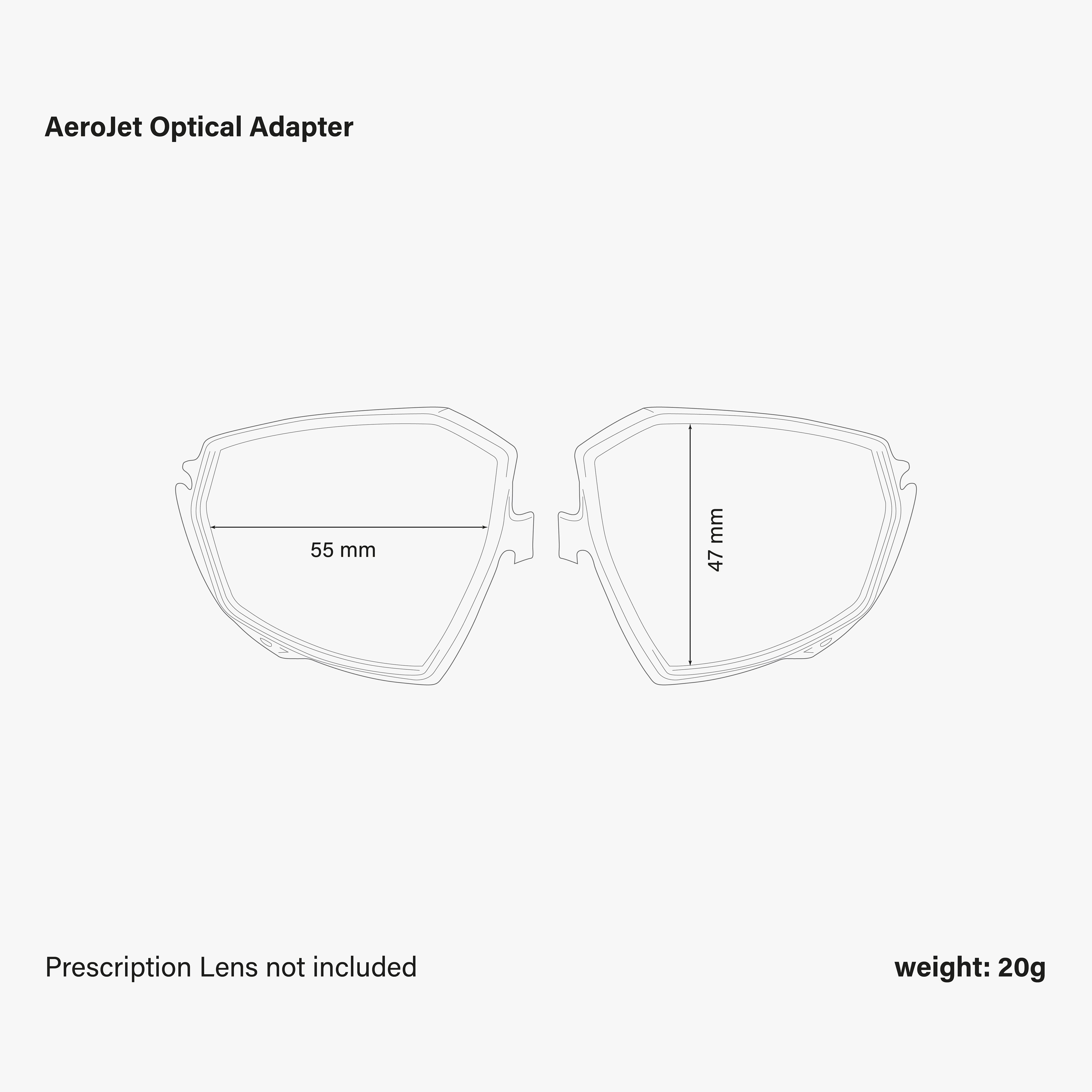 ADATTATORI LENTI DA VISTA AEROJET