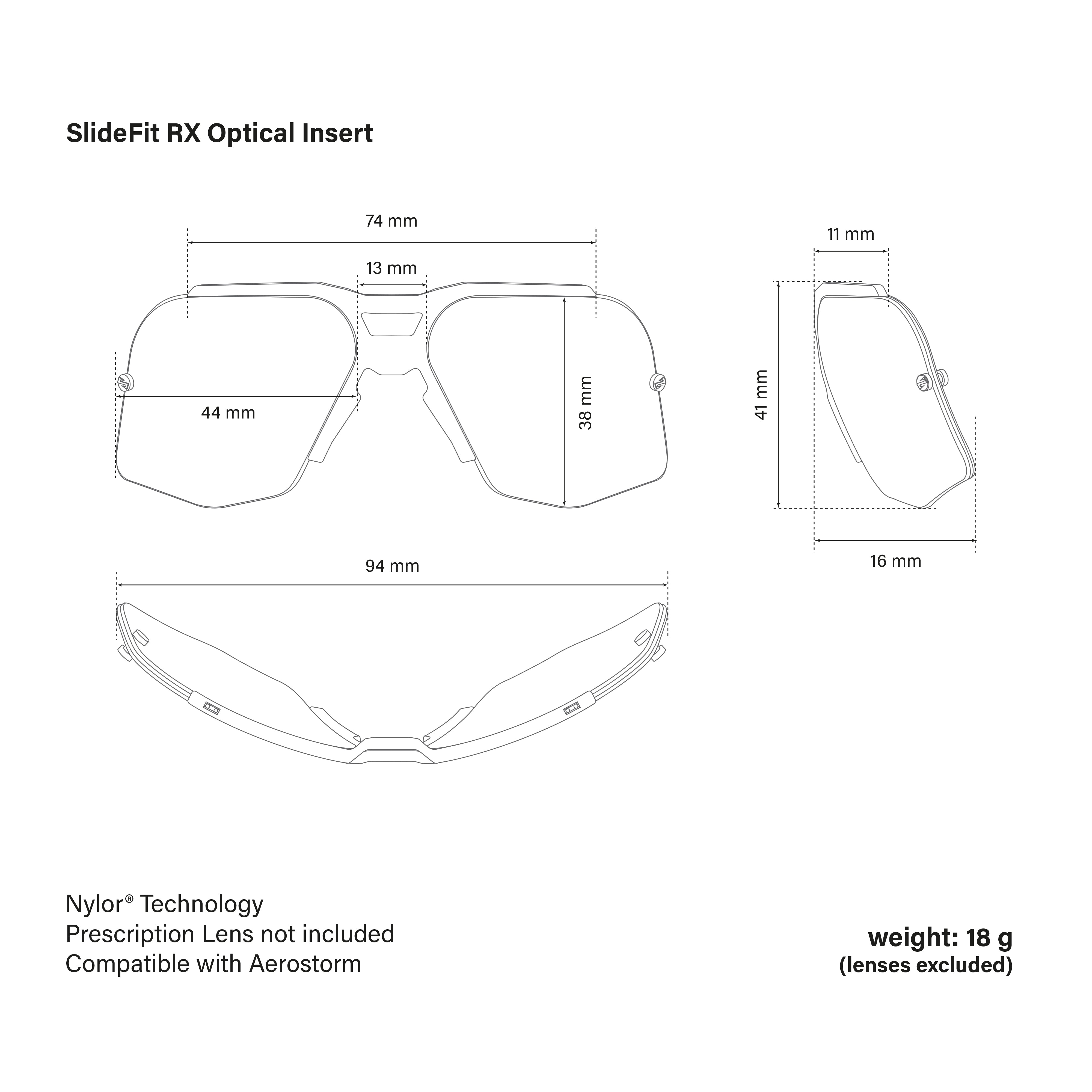 RX Optical Insert | Scicon Sports
