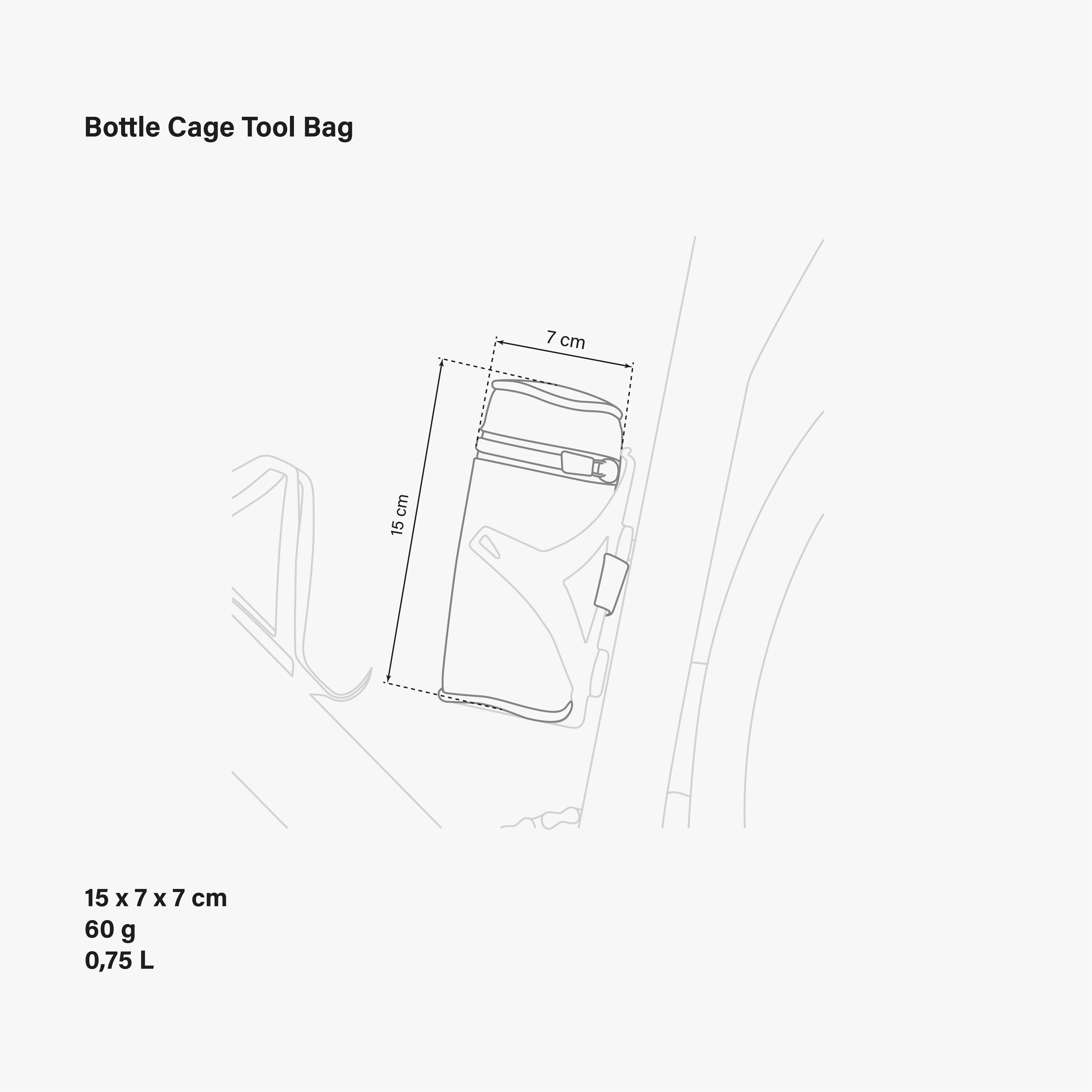 BOTTLE CAGE TOOL BAG