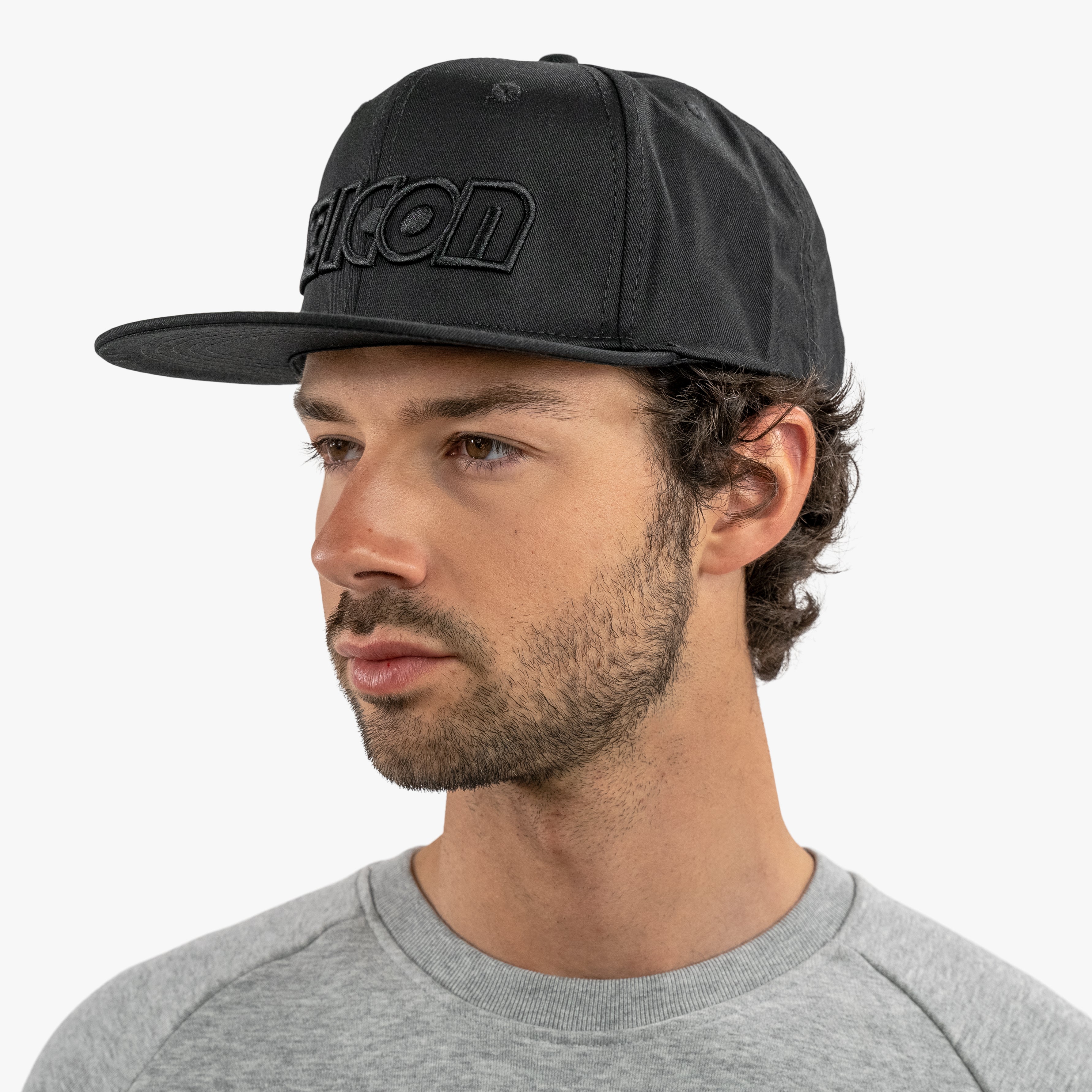 CAPPELLINO SNAPBACK LOGO SCICON - BLACK ON BLACK - 01