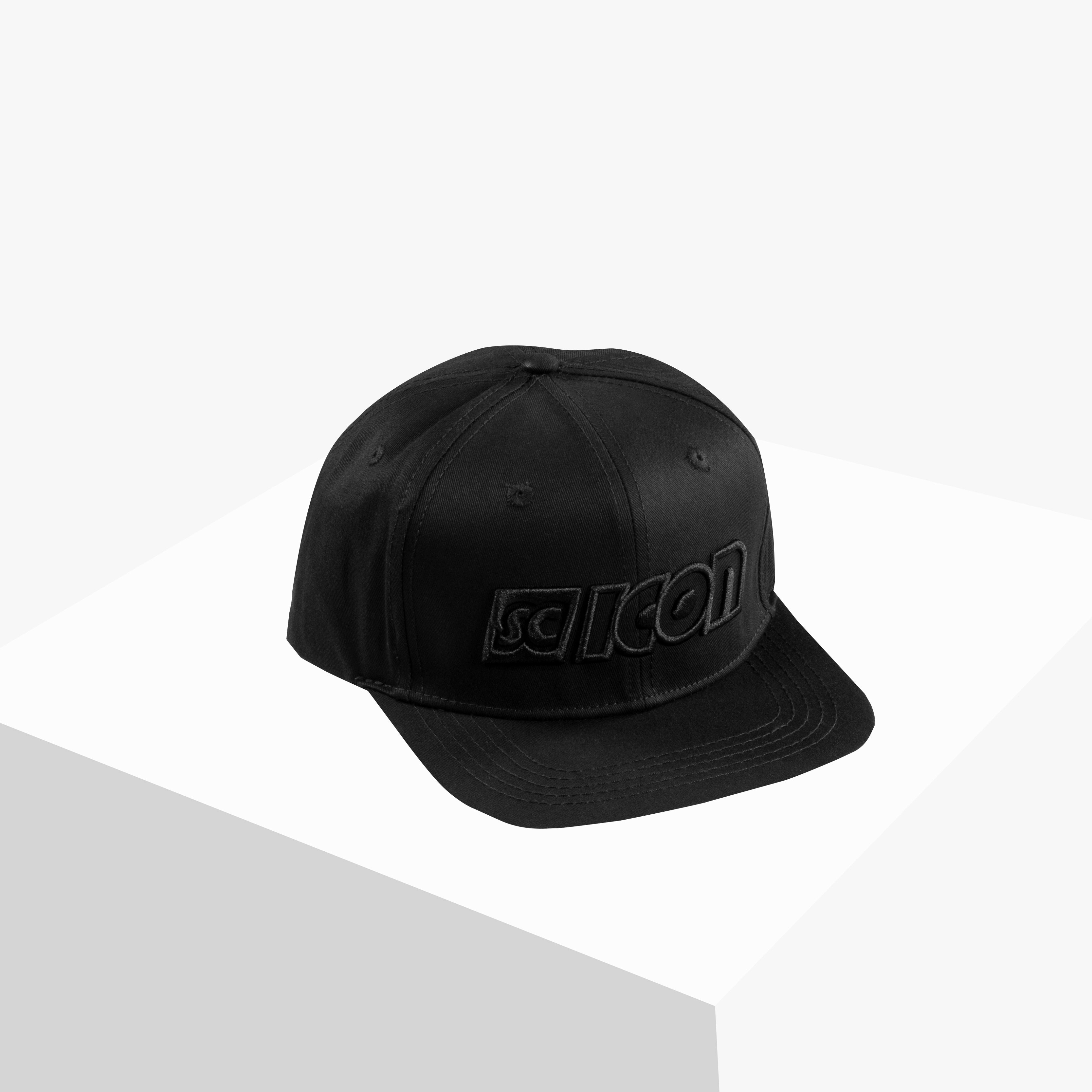 SCICON SNAPBACK-KAPPE MIT BLACK ON BLACK LOGO - 01