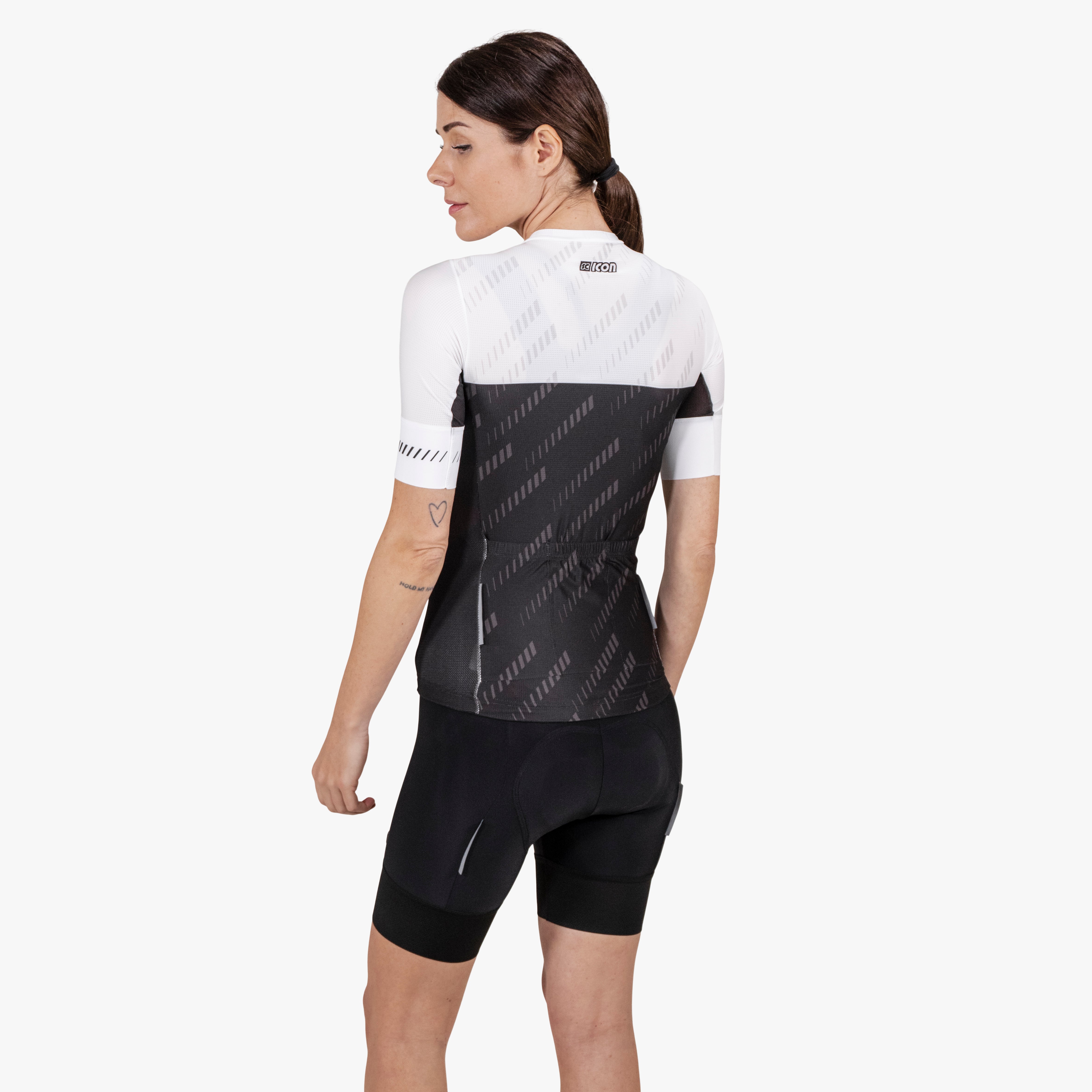 Scicon Maglia Ciclismo Donna X-Over Reflex Nera