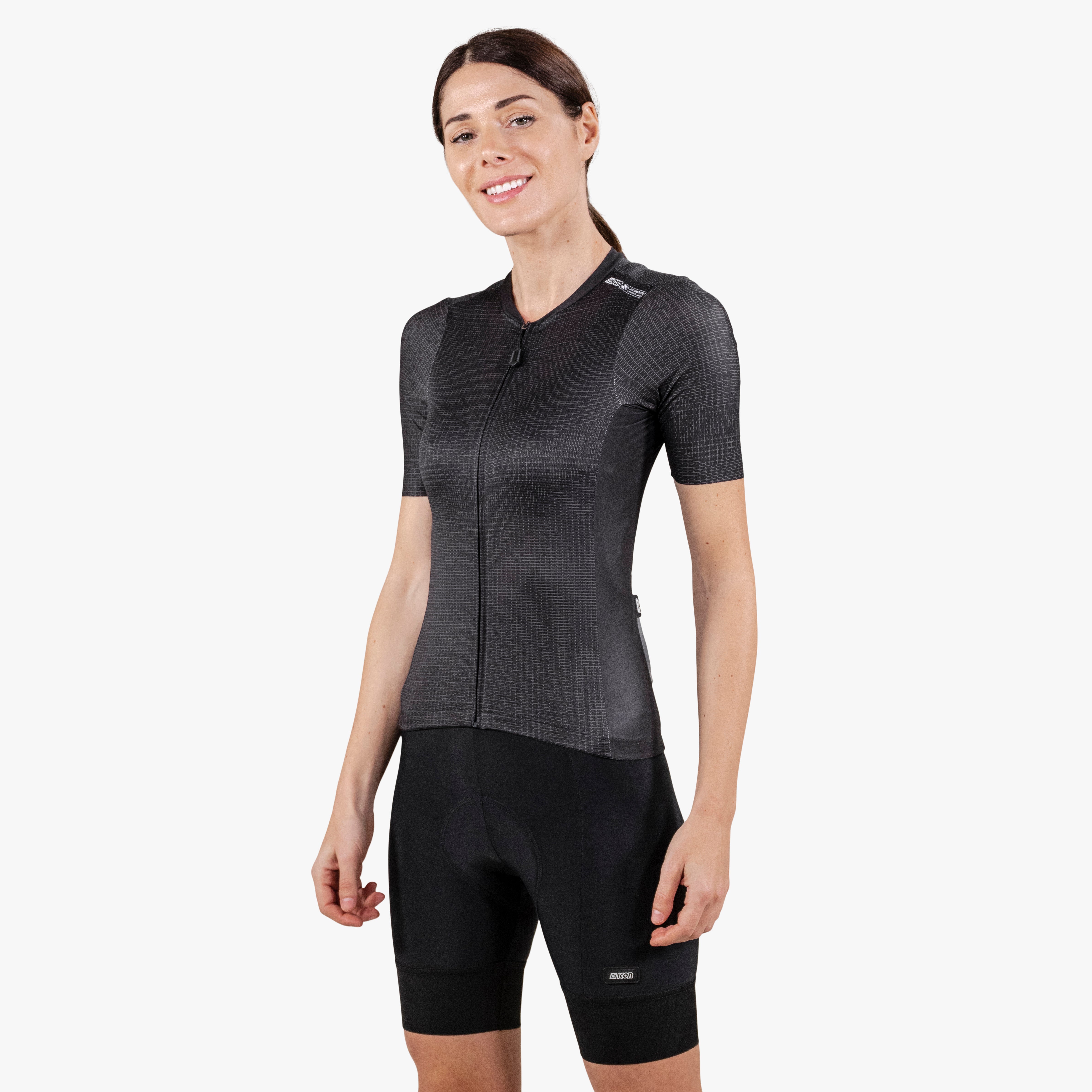 Scicon Maglia Ciclismo Donna 9.5- X-Over Nera