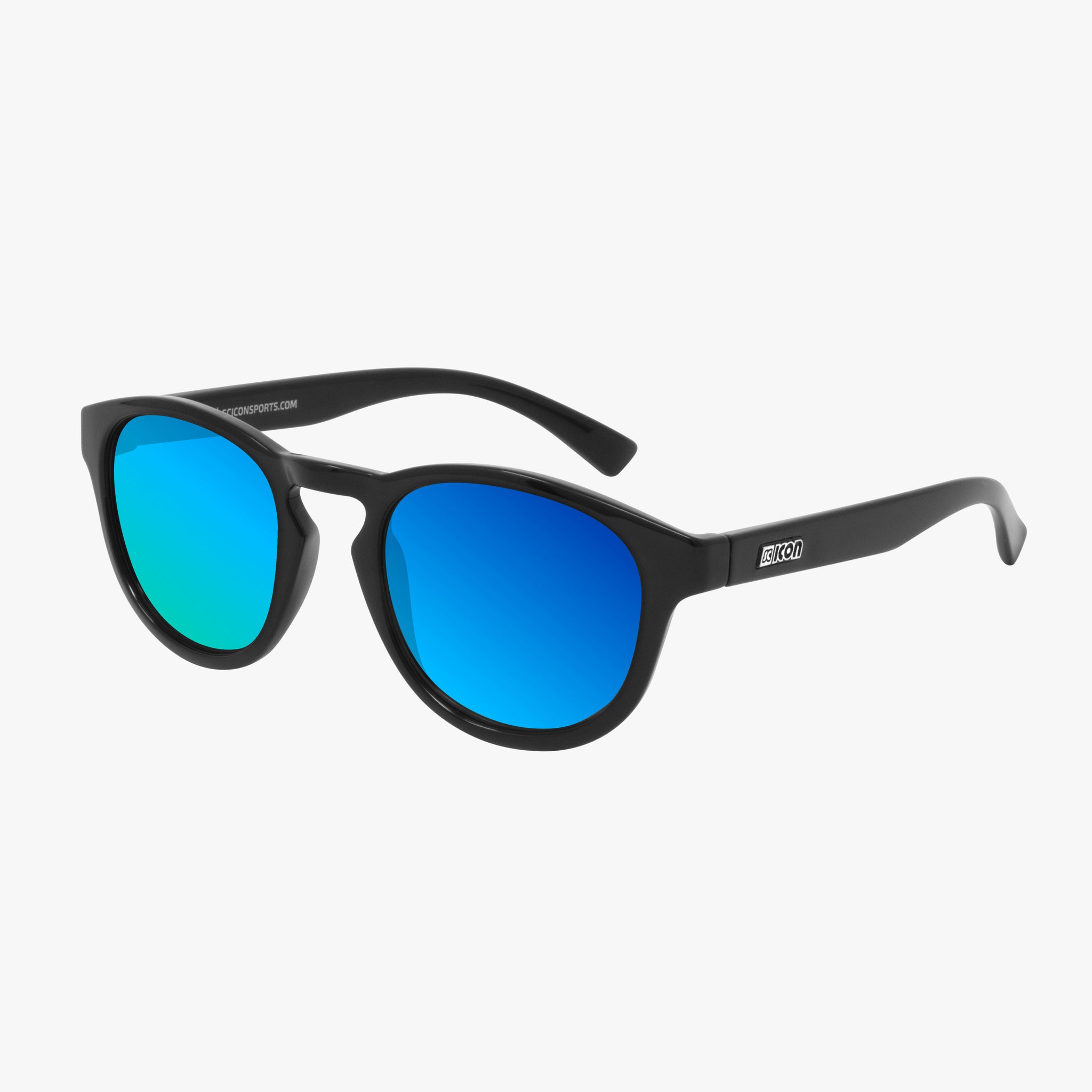 Occhiali Da Sole Ocean In Legno Di Bambù Con Lenti Blu Specchiate - Polarizzati Per Surf - 2