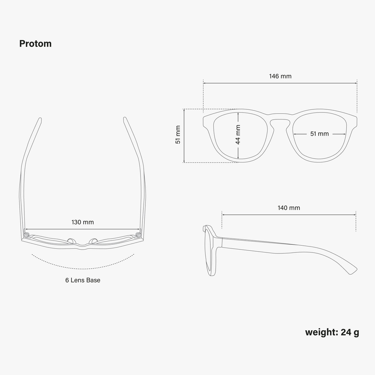Protom Dimensions
