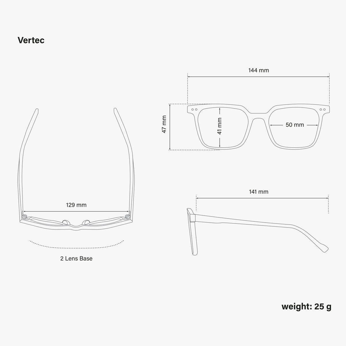 Vertec Dimensions
