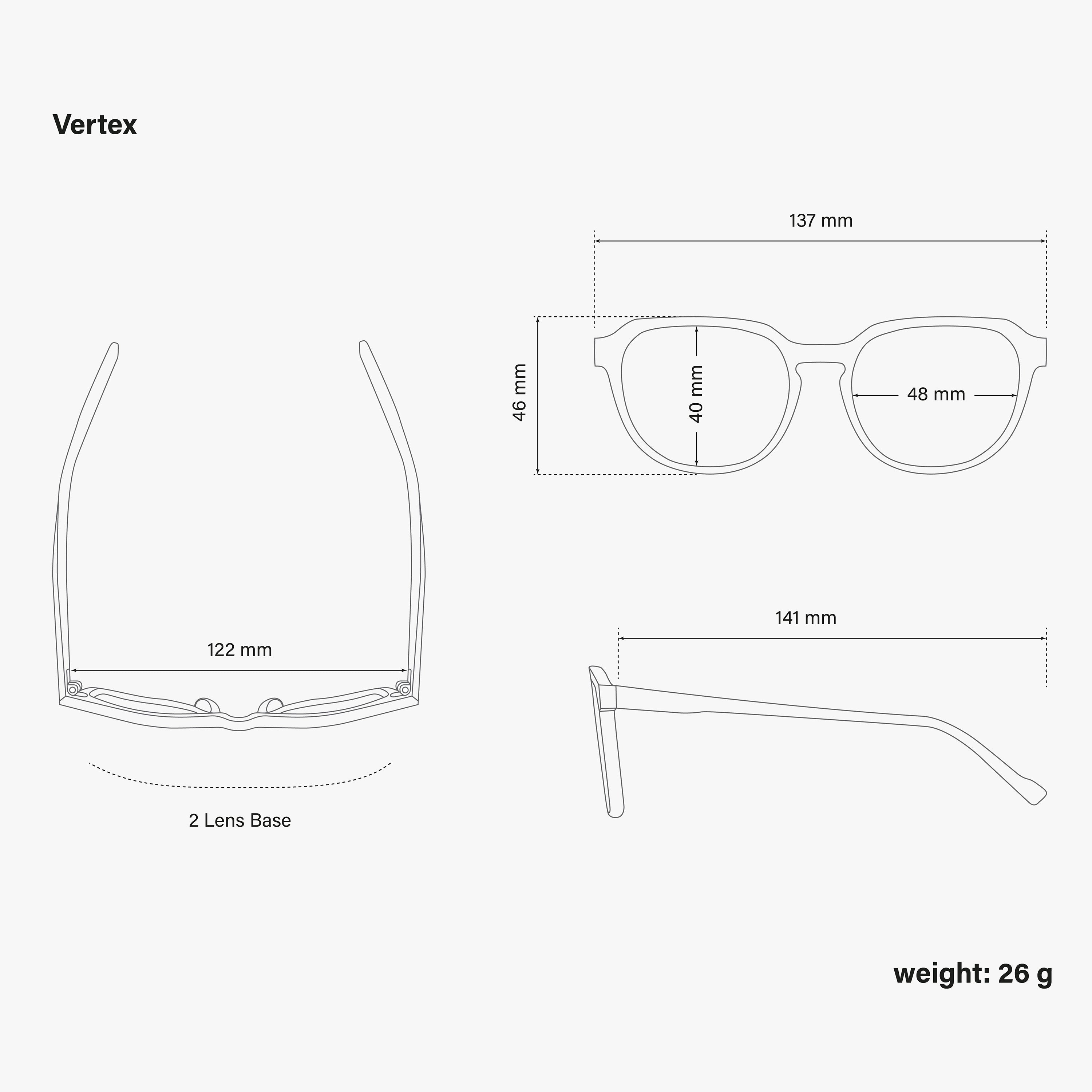 VERTEX - LUNETTE DE VUE