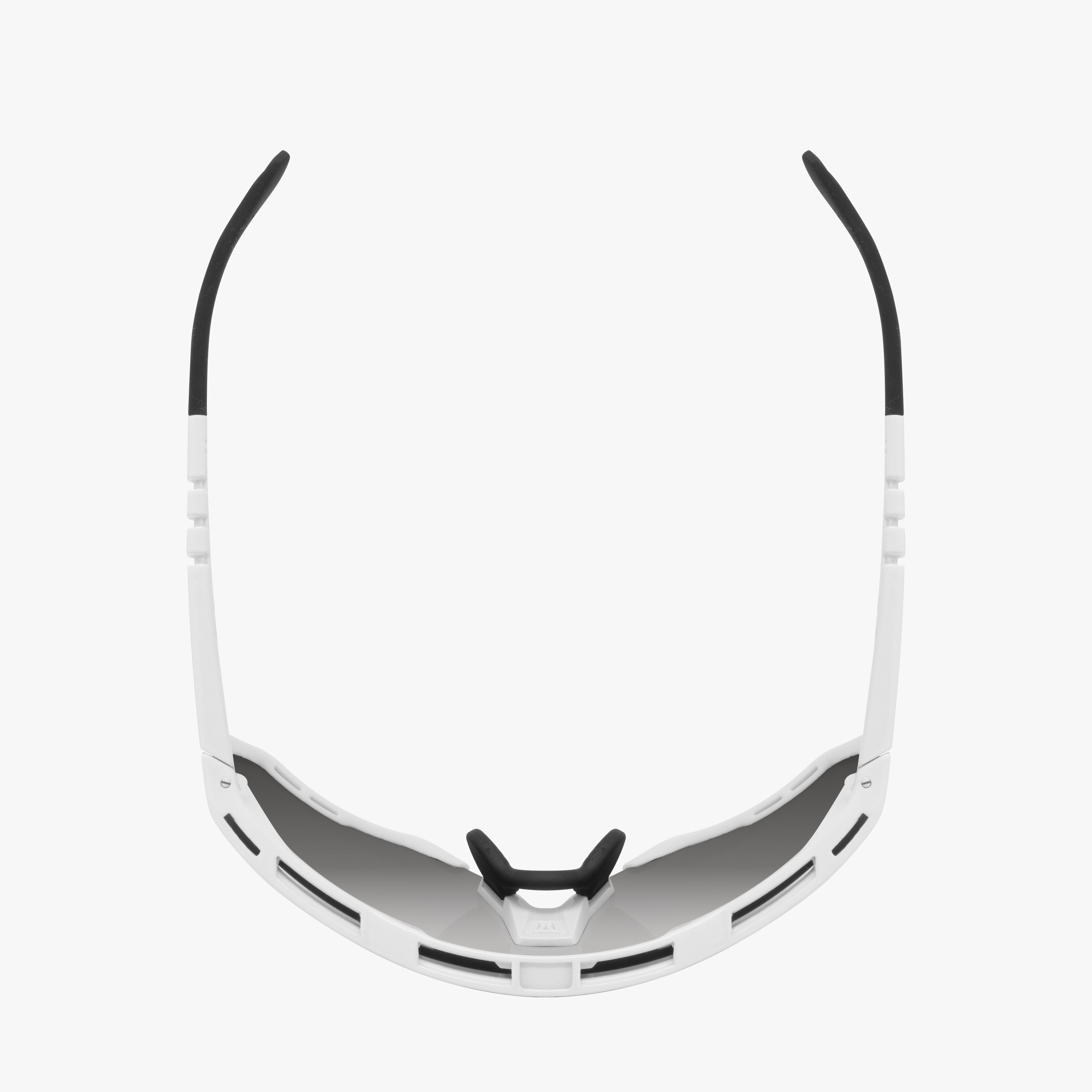 White Gloss/Red Aeroshade XL Sunglasses | Scicon Sports