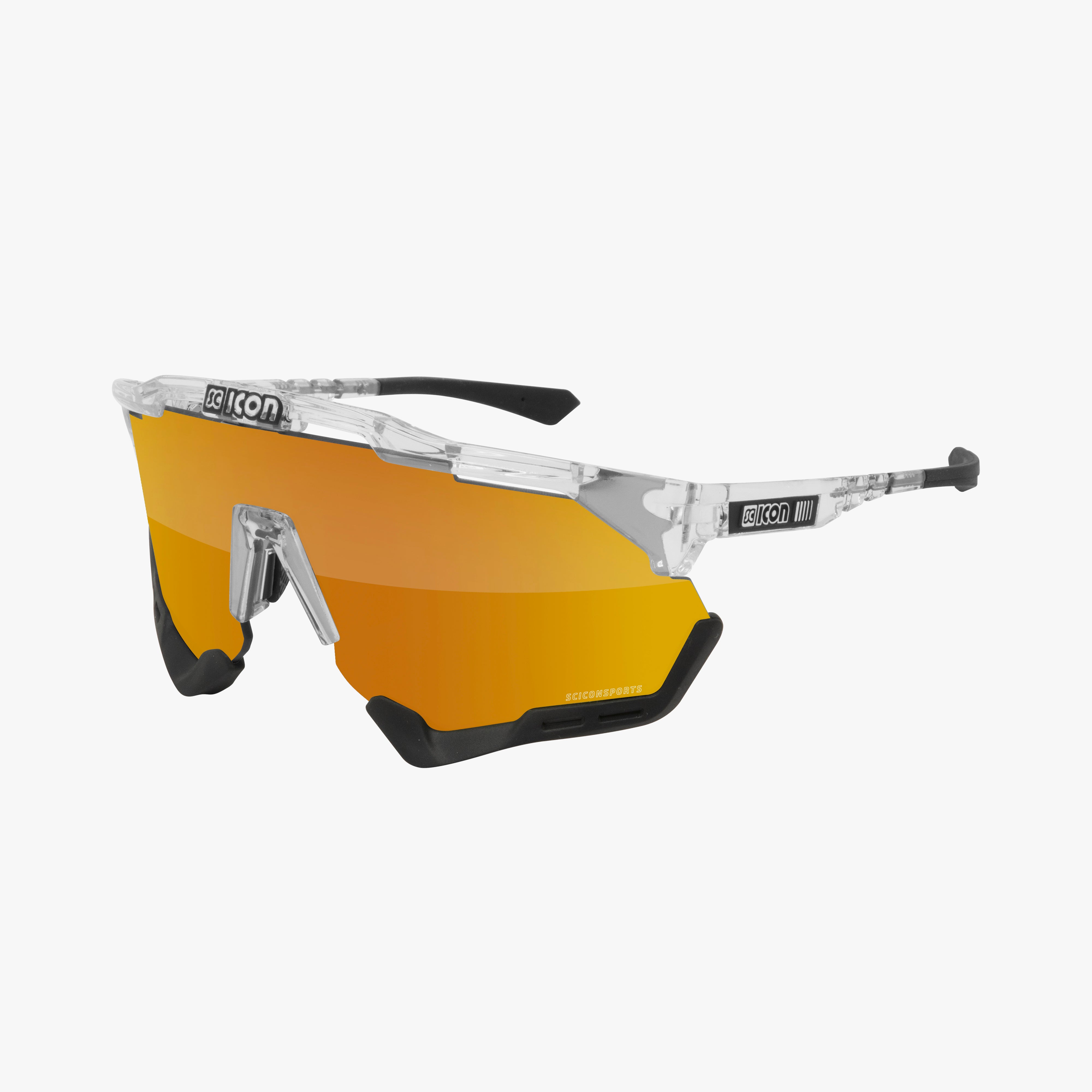 Crystal/Bronze Aeroshade XL Sunglasses | Scicon Sports
