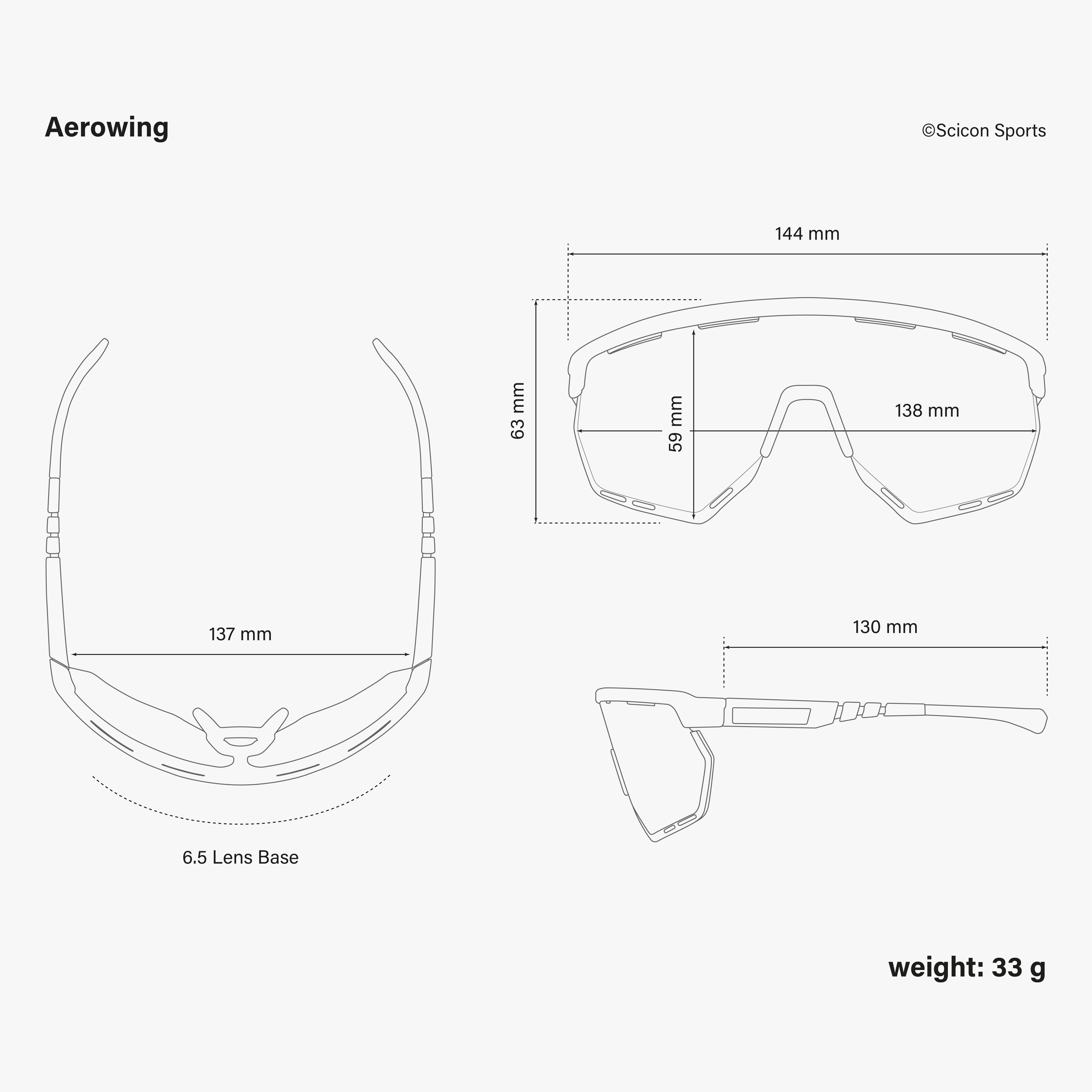 aerowing dimensions