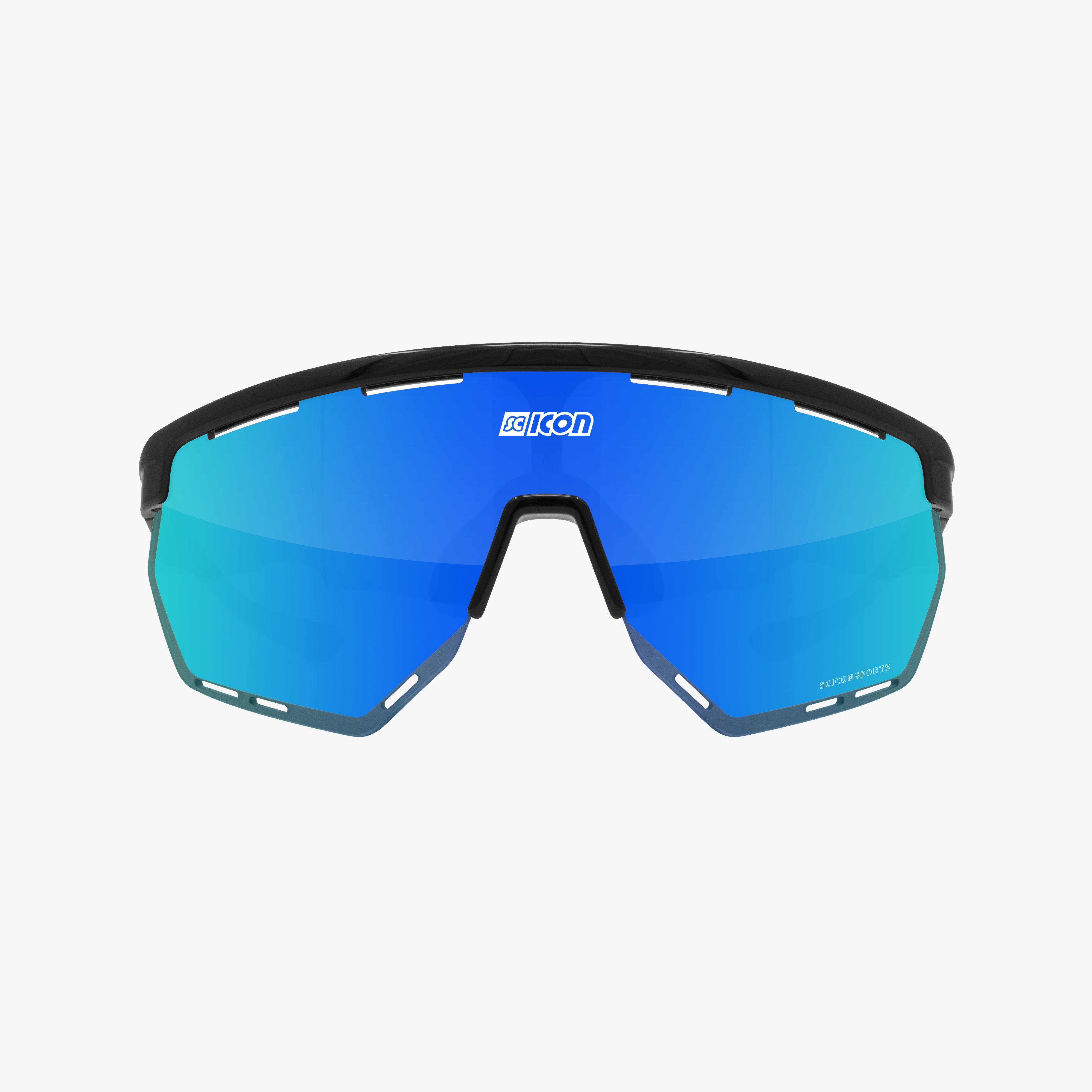 Gloss/Multimirror Blue Aerowing Sport Cycling Sunglasses