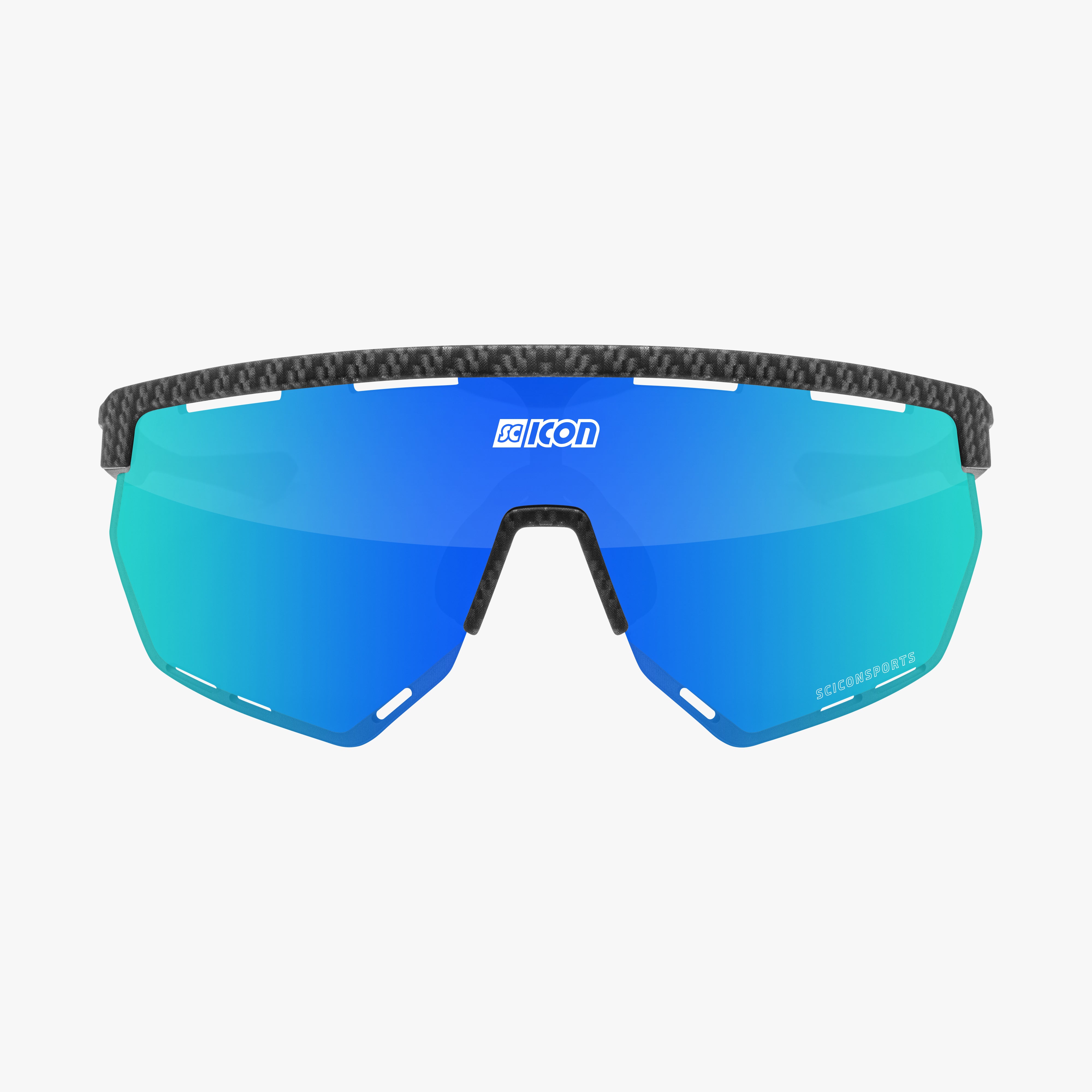か*ん様 SCICON AEROWING ROAD BLK/BLU シーコン Carbon Matt/Multimirror Blue Aerowing Cycling Sunglasses