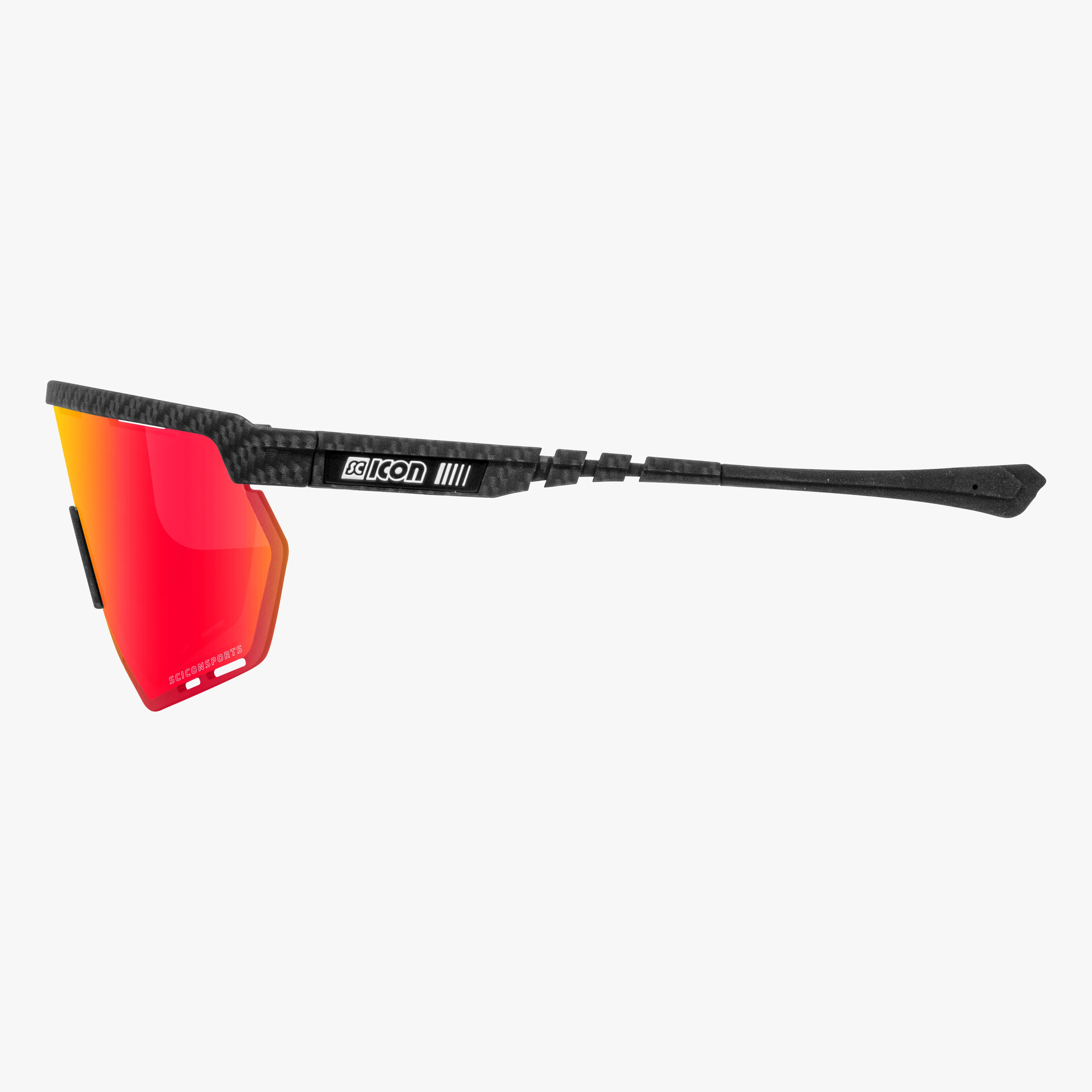 Carbon Matt/Multimirror Red Aerowing Cycling Sunglasses