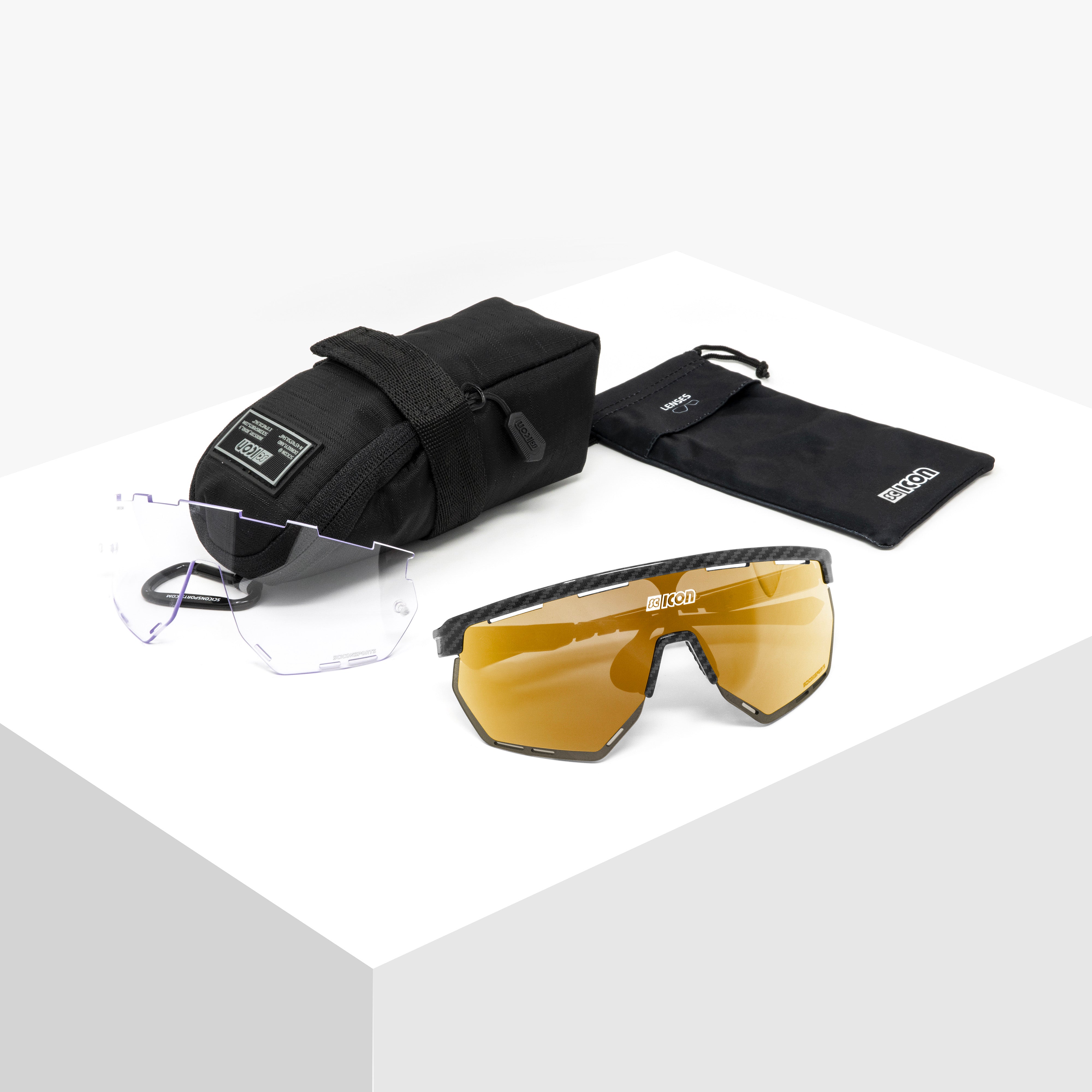 Carbon Matt/ Multimirror Bronze Aerowing Cycling Sunglasses