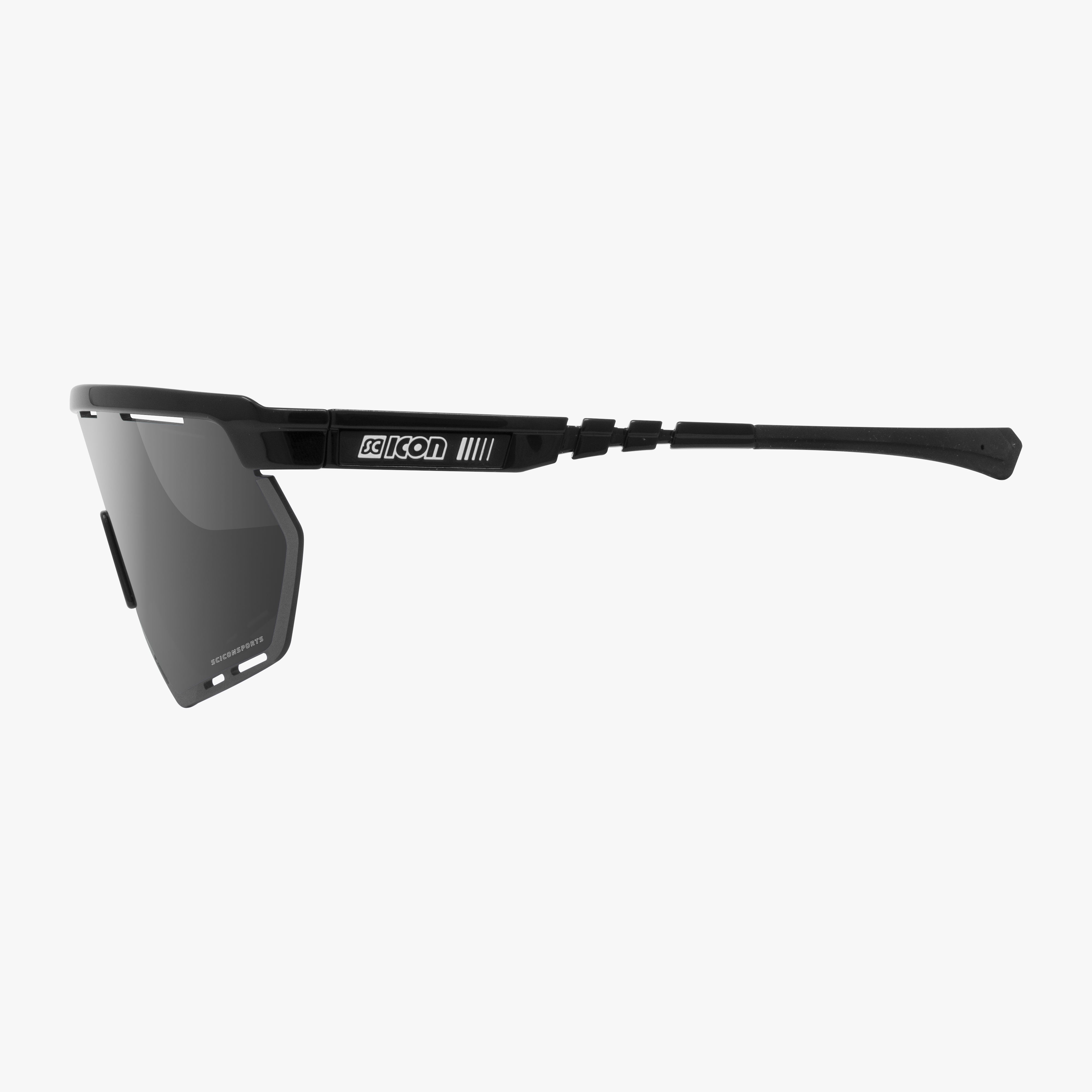 Black/Multimirror Silver Aerowing Sport Cycling Sunglasses