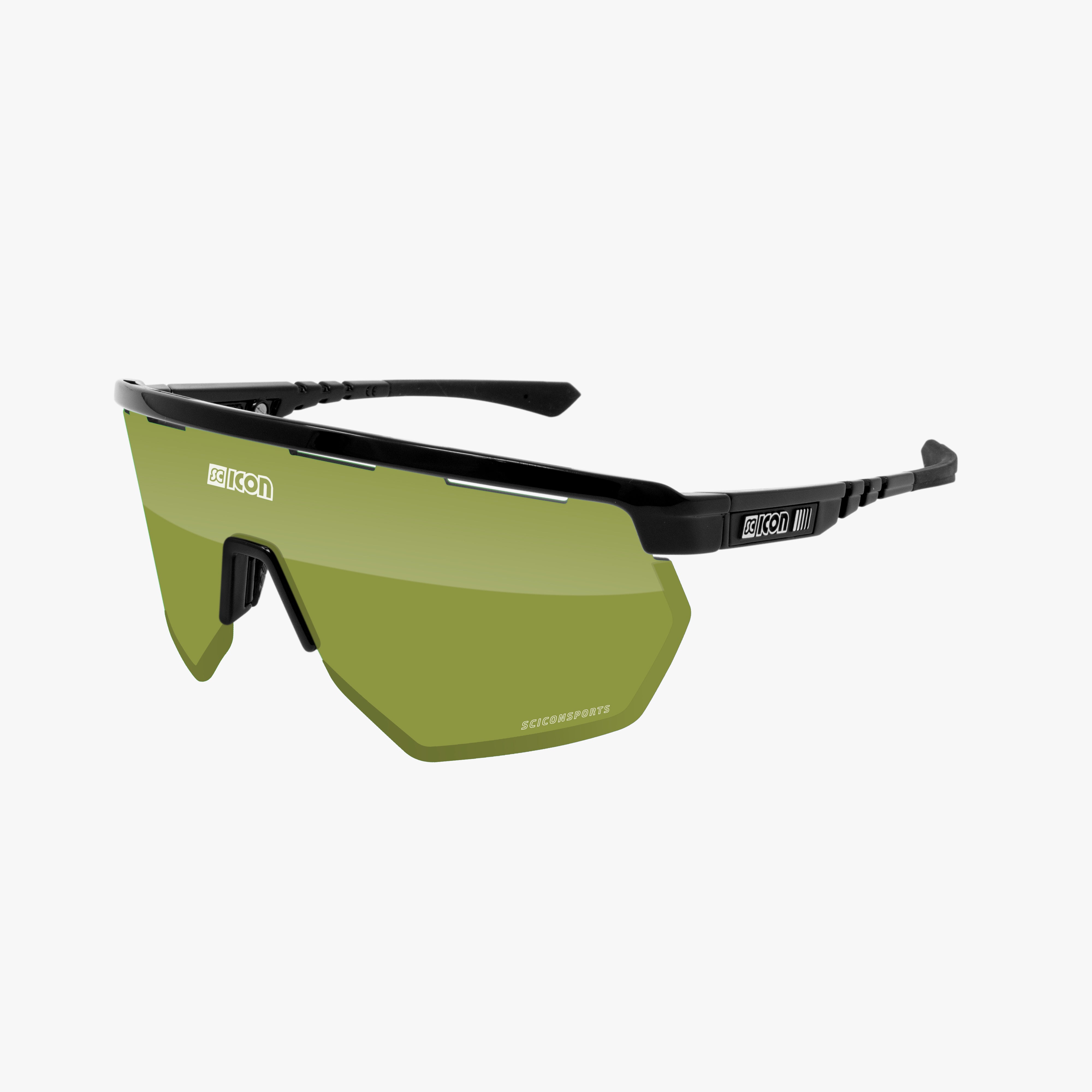 Scicon Occhiali Sportivi Aerowing Nero/Verde