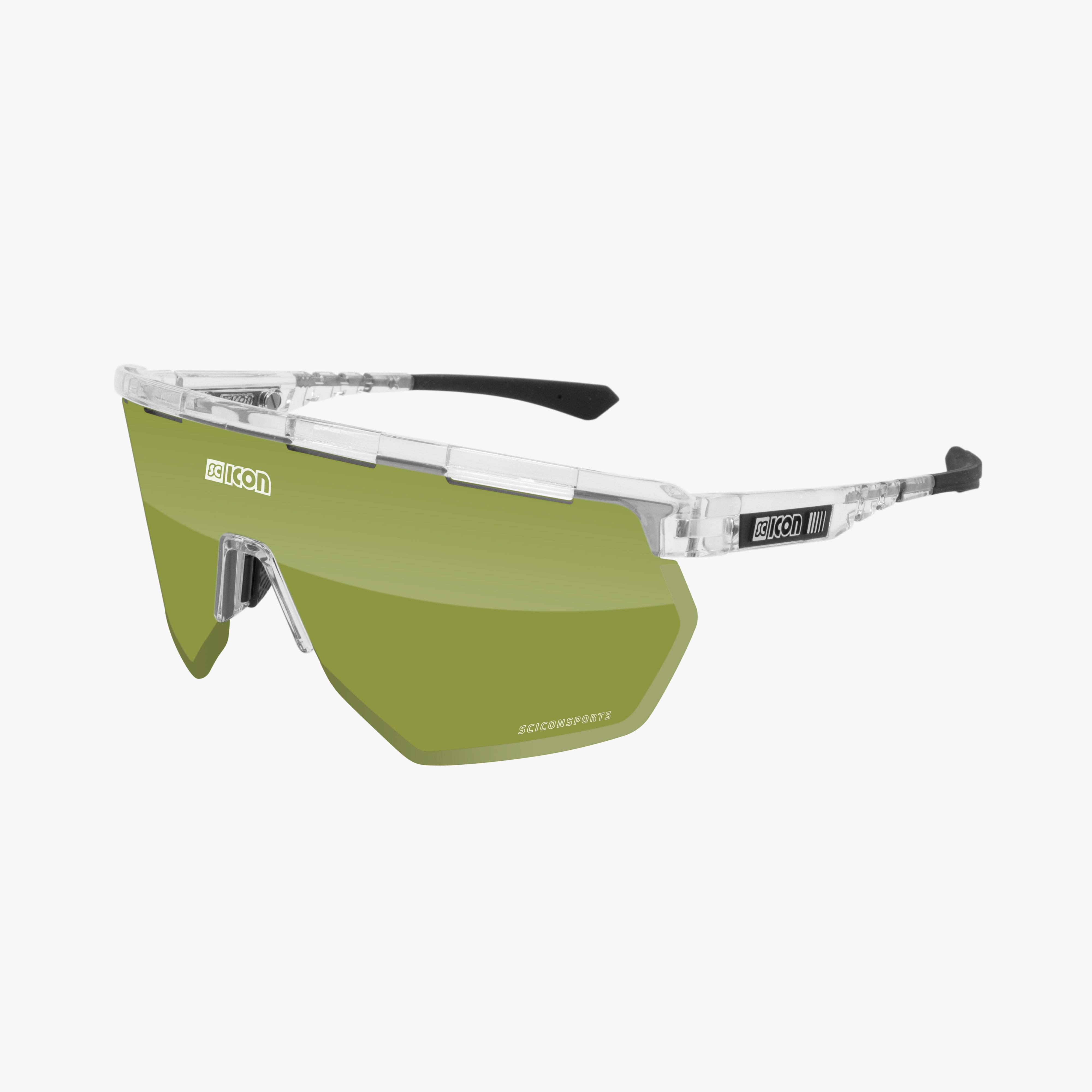 Scicon Occhiali Sportivi Aerowing Cristallo/Verde