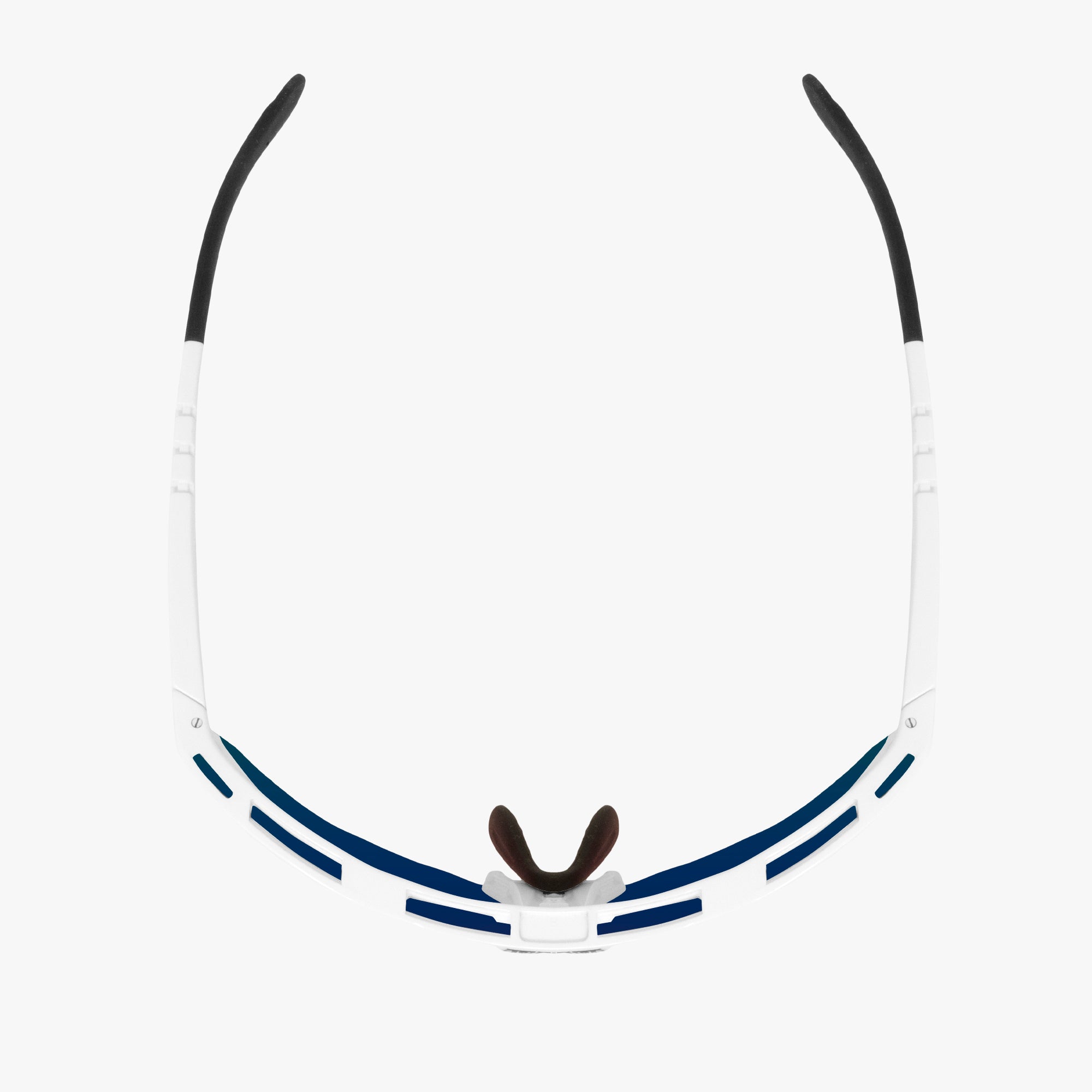 White Matt/Multimorror Blue Aeroshade Kunken Sunglasses
