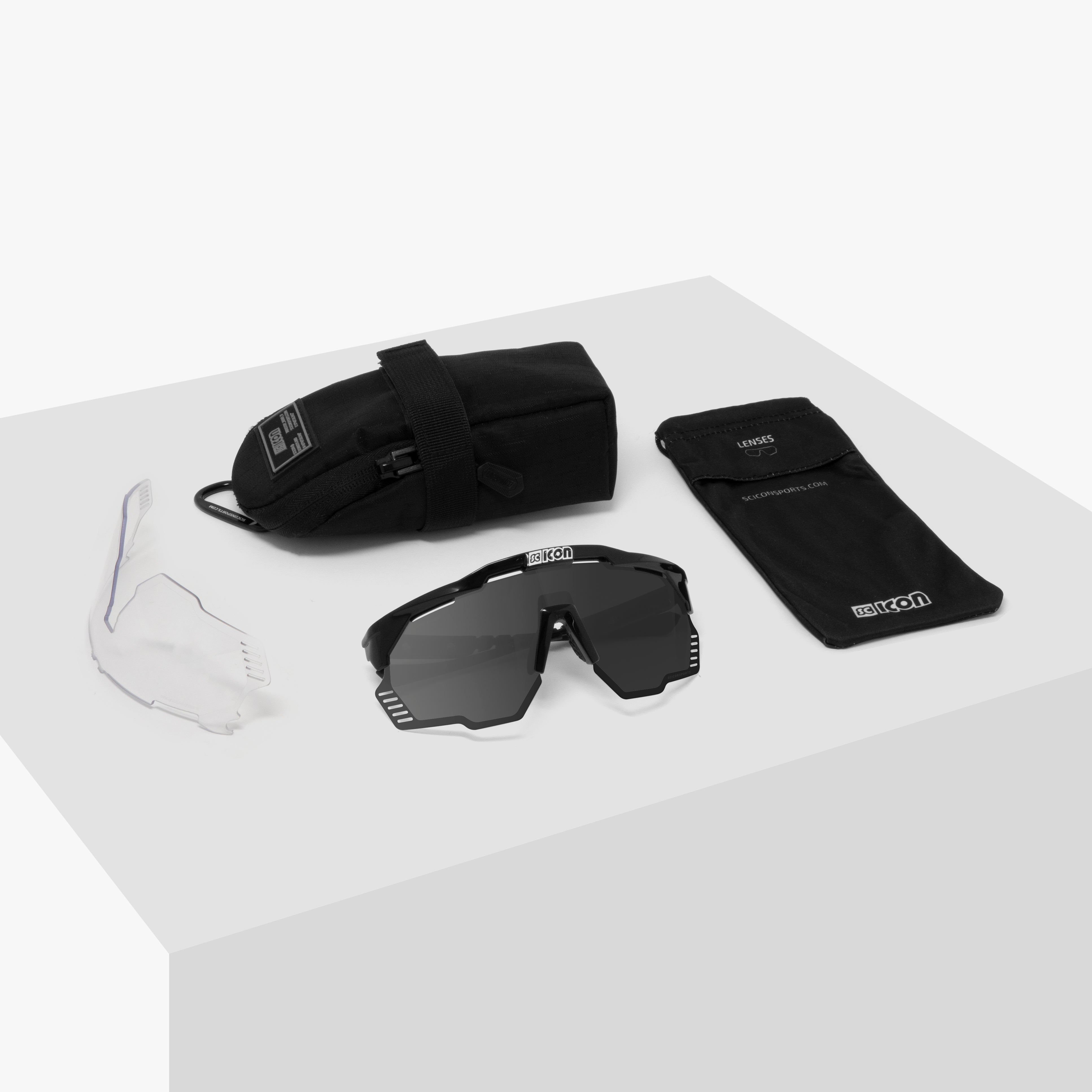 Carbon/Silver Aeroshade Kunken XL Performance Sunglasses