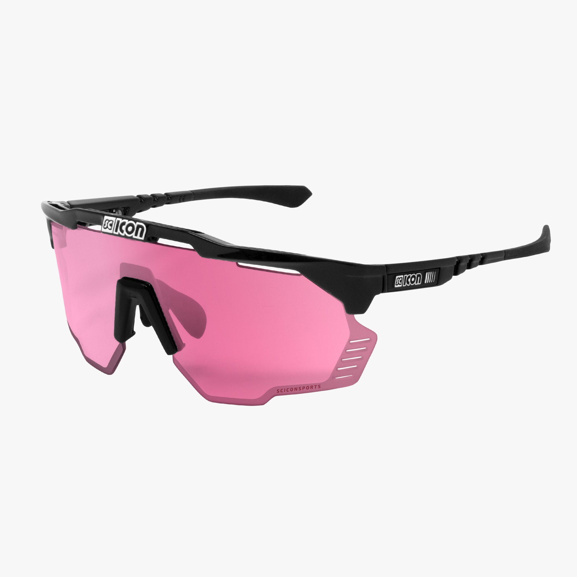 Black/Green Aeroshade Kunken Sunglasses | Scicon Sports