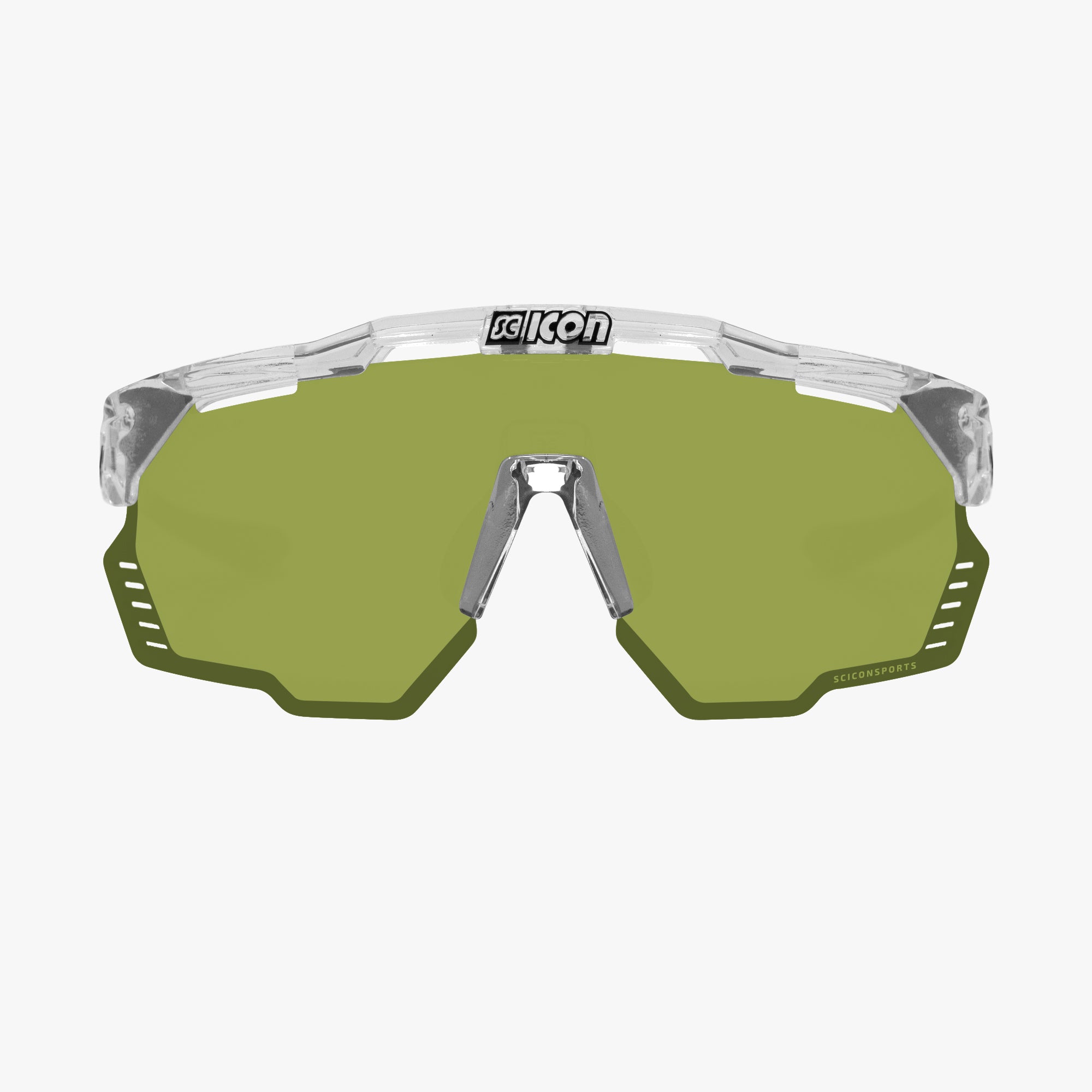 Crystal Gloss/Green Aeroshade Kunken Performance Sunglasses