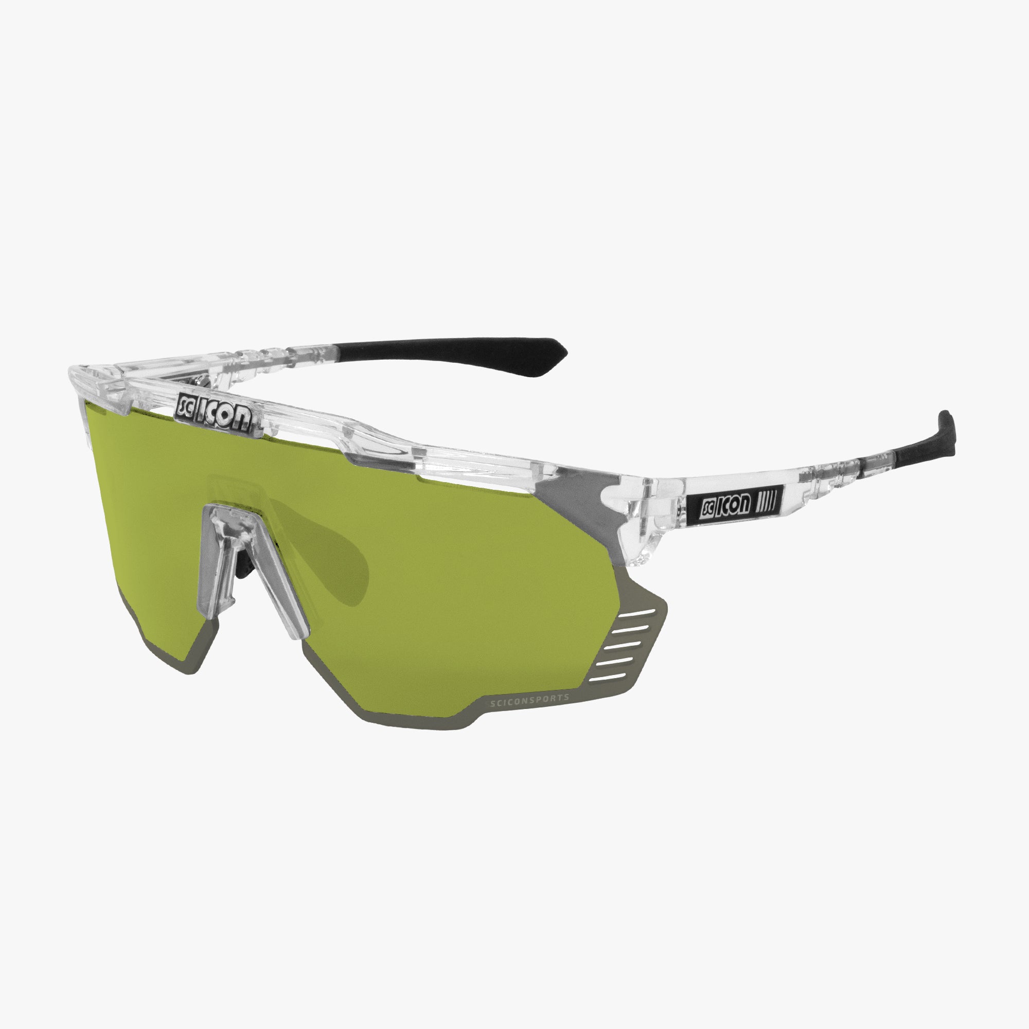 Scicon Occhiali Sportivi Aeroshade Kunken Cristallo/Verde