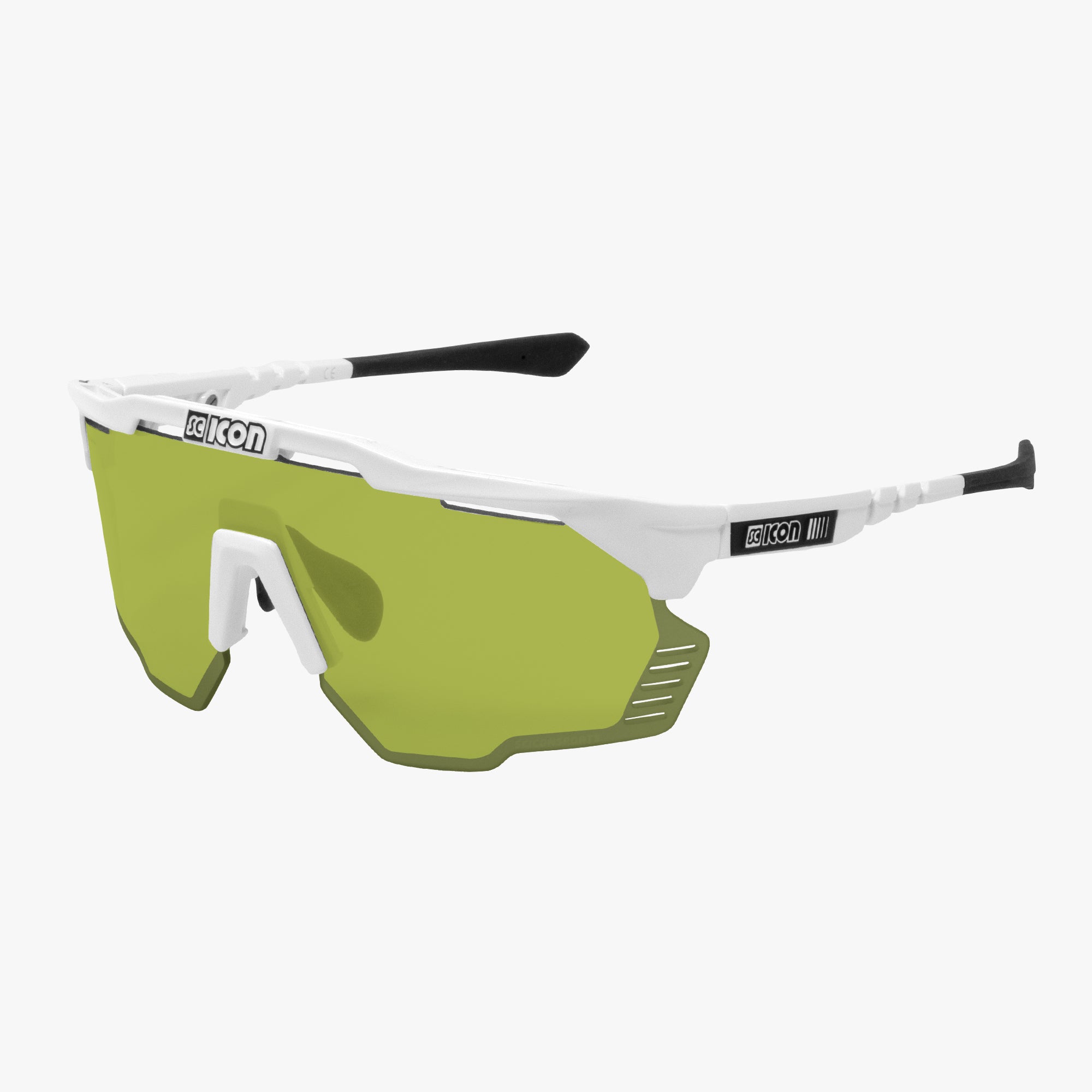 Scicon Occhiali Sportivi Aeroshade Kunken Bianco/Verde