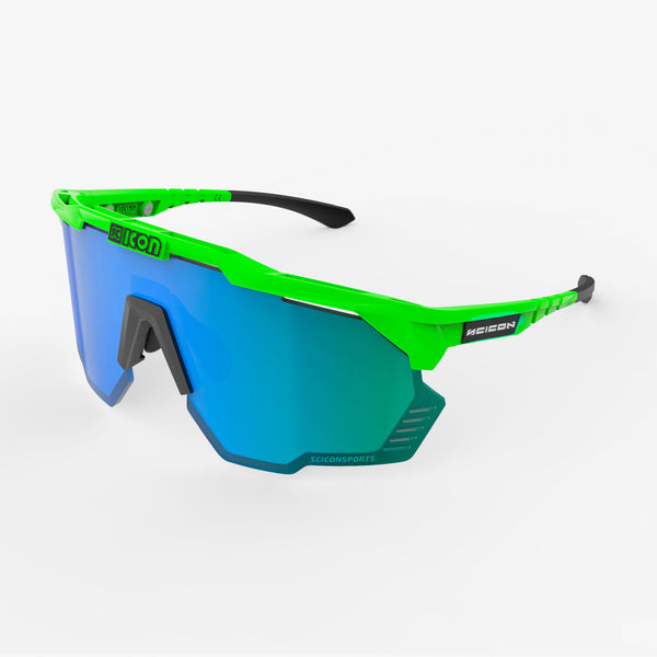 SCICON AEROSHADE KUNKEN GREEN FLUO展示品未使用 EY311717-01-Aeroshade-Kunken-