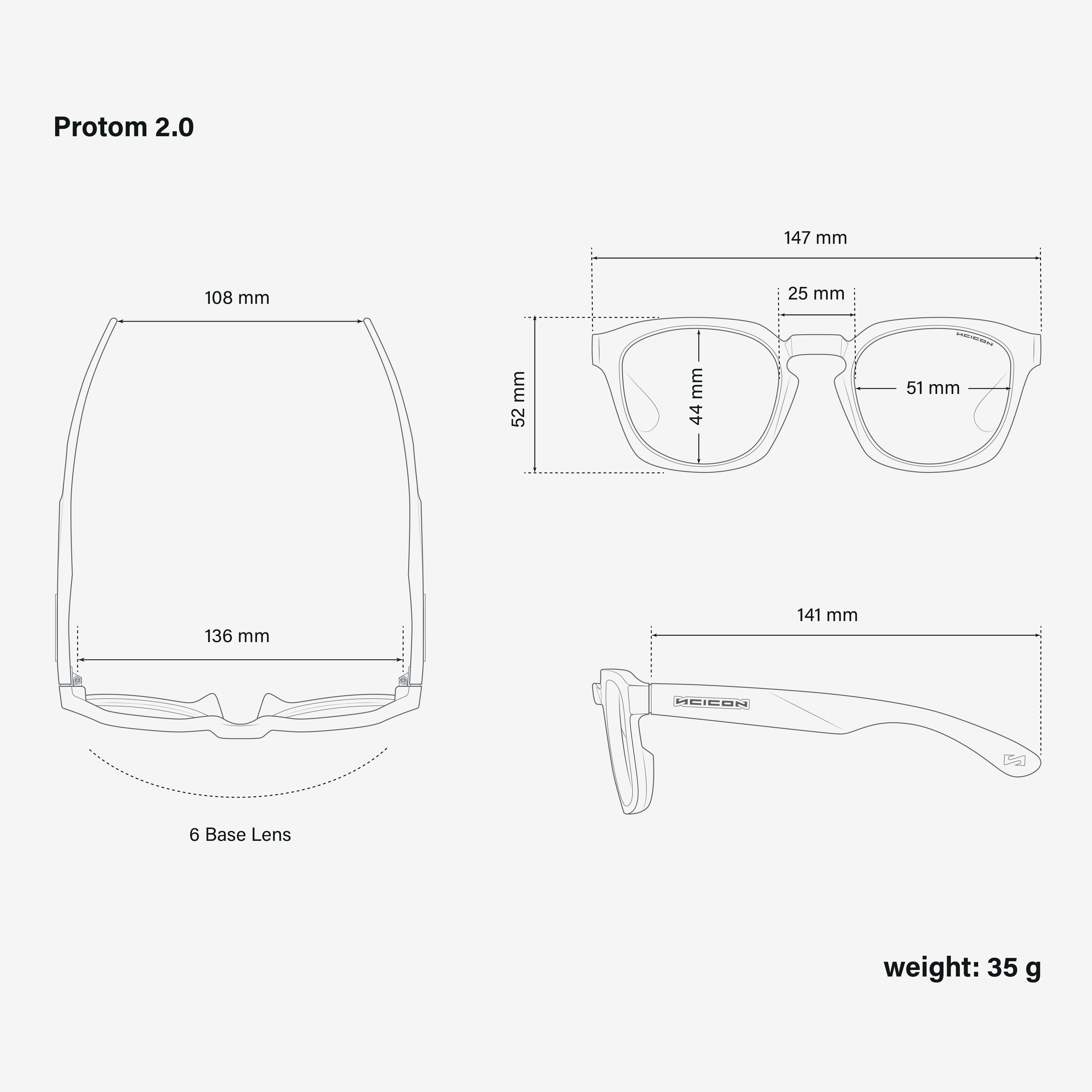 Black Gloss   RX dimensions