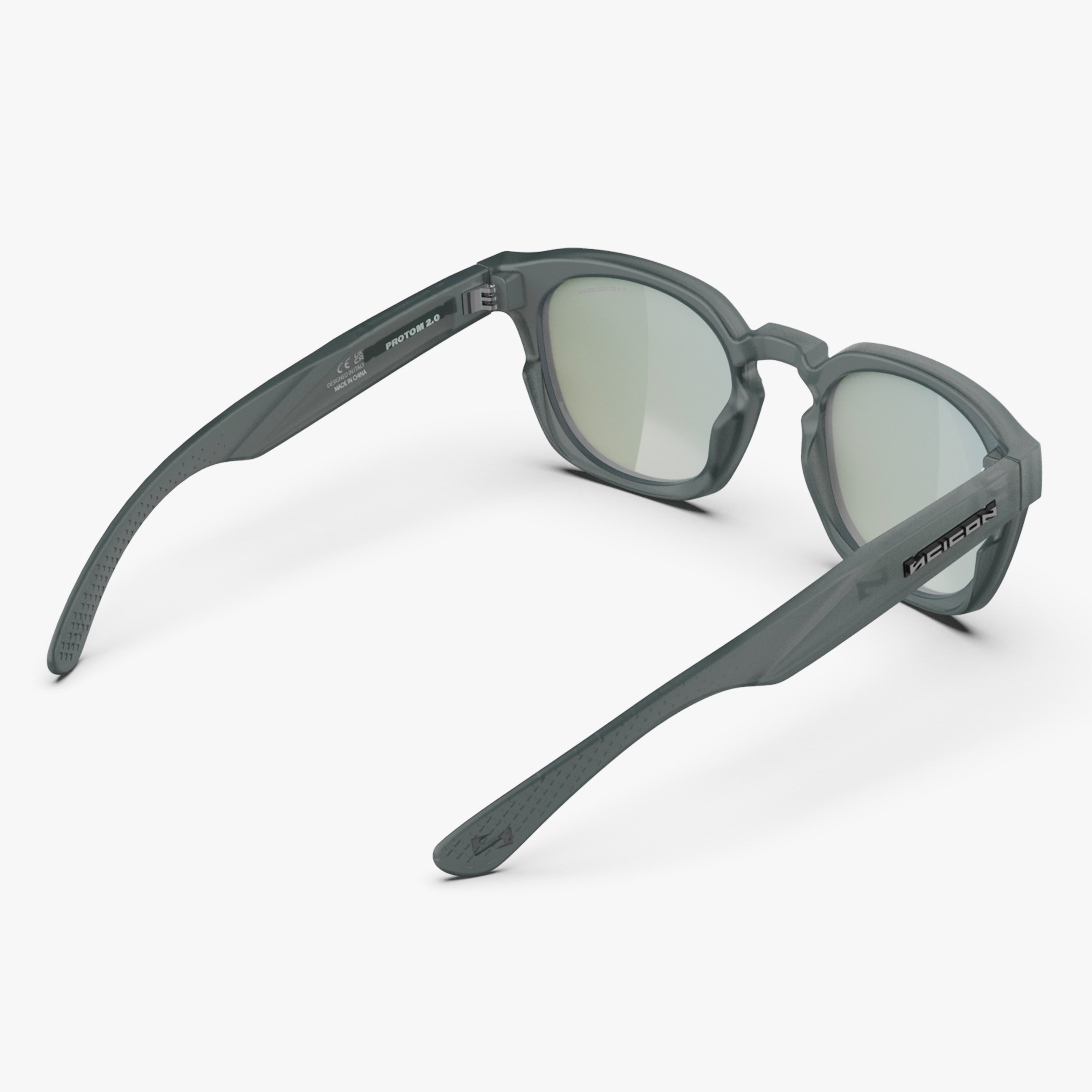 Ice Grey Matte   Multimirror Teal