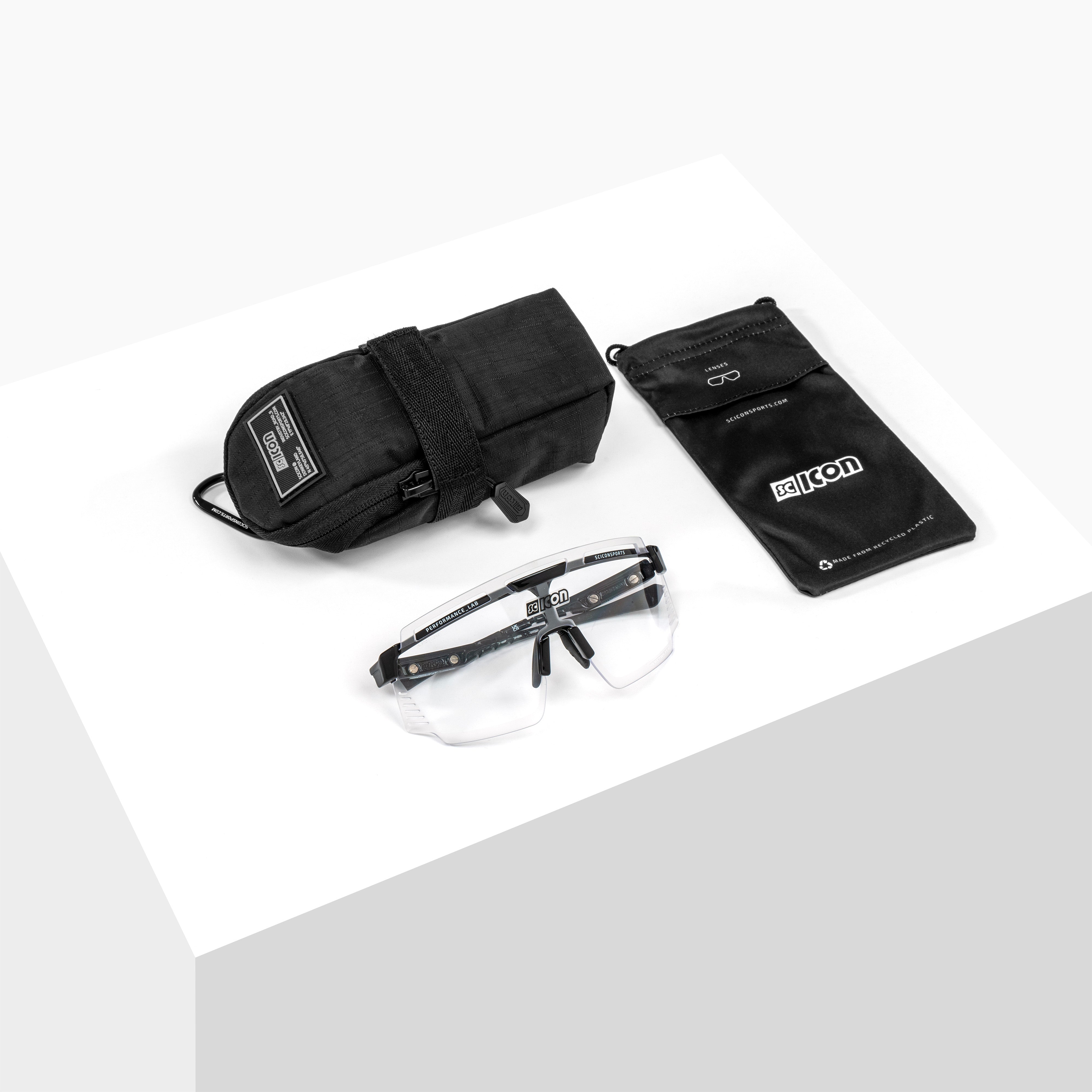 Crystal Gloss/Photocromatic Silver Aerowatt Sport Sunglasses