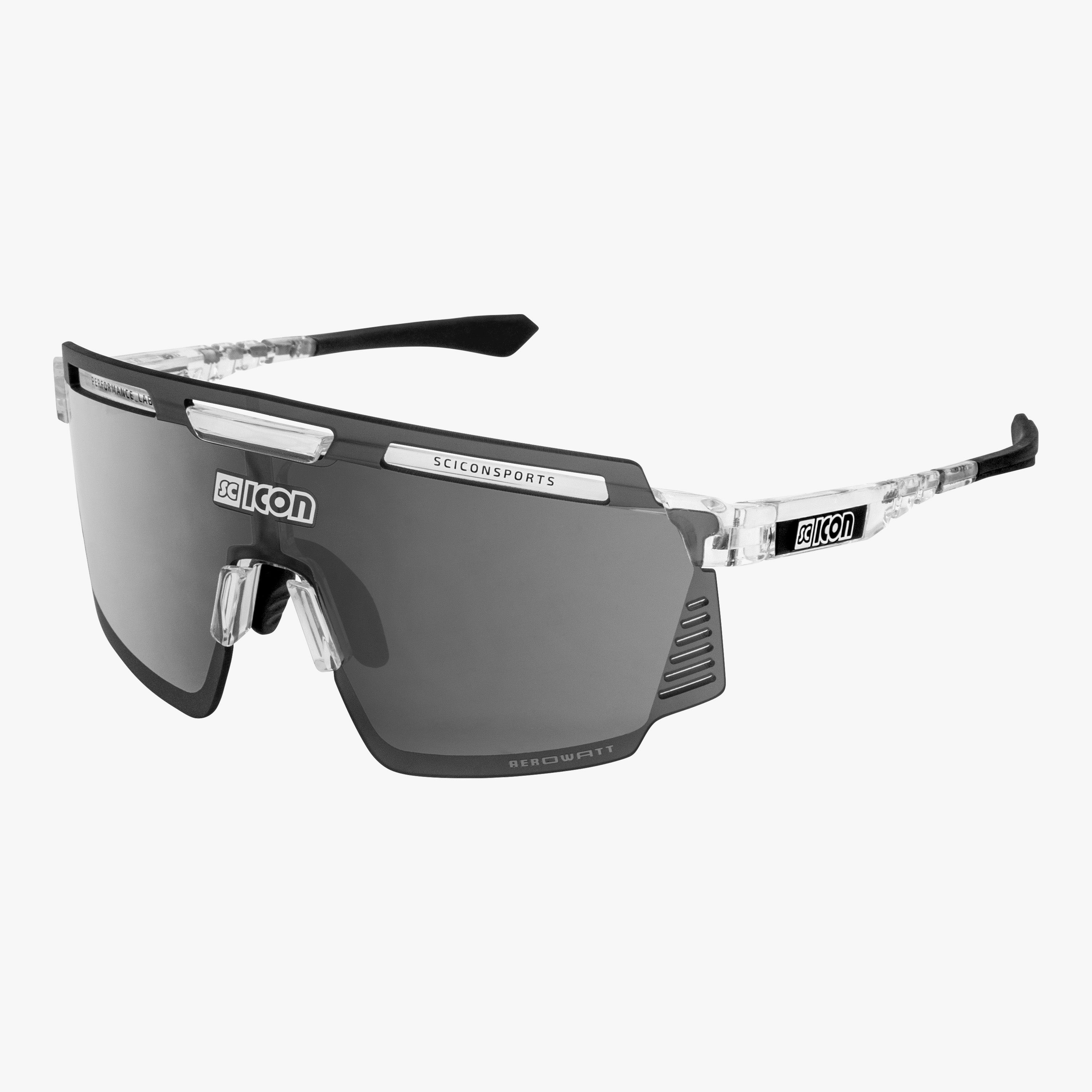 シーコン AEROWATT White/Multimirror Silver Sports | Aerowatt Sport Sunglasses