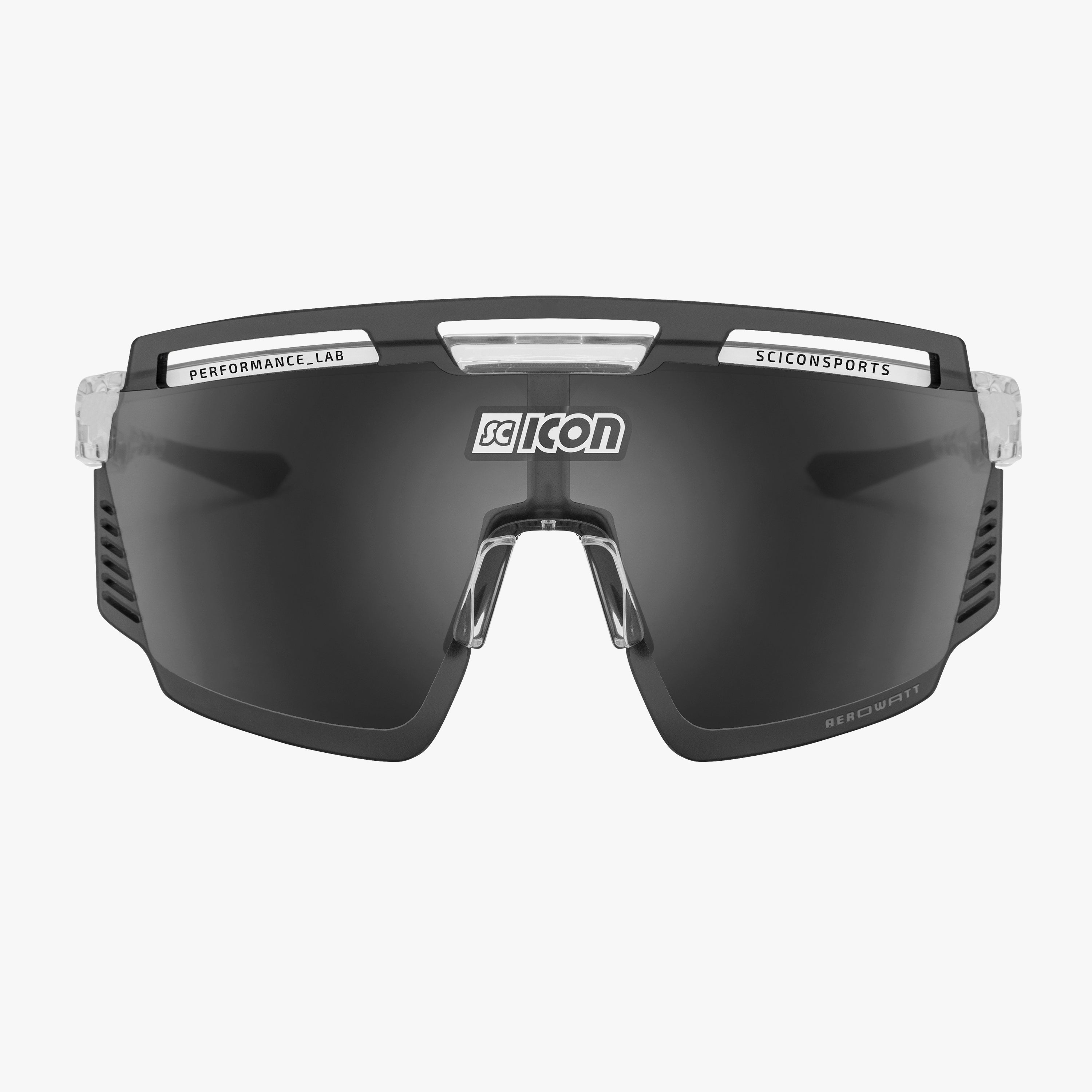 Crystal Gloss/Multimirror Silver Aerowatt Sport Sunglasses