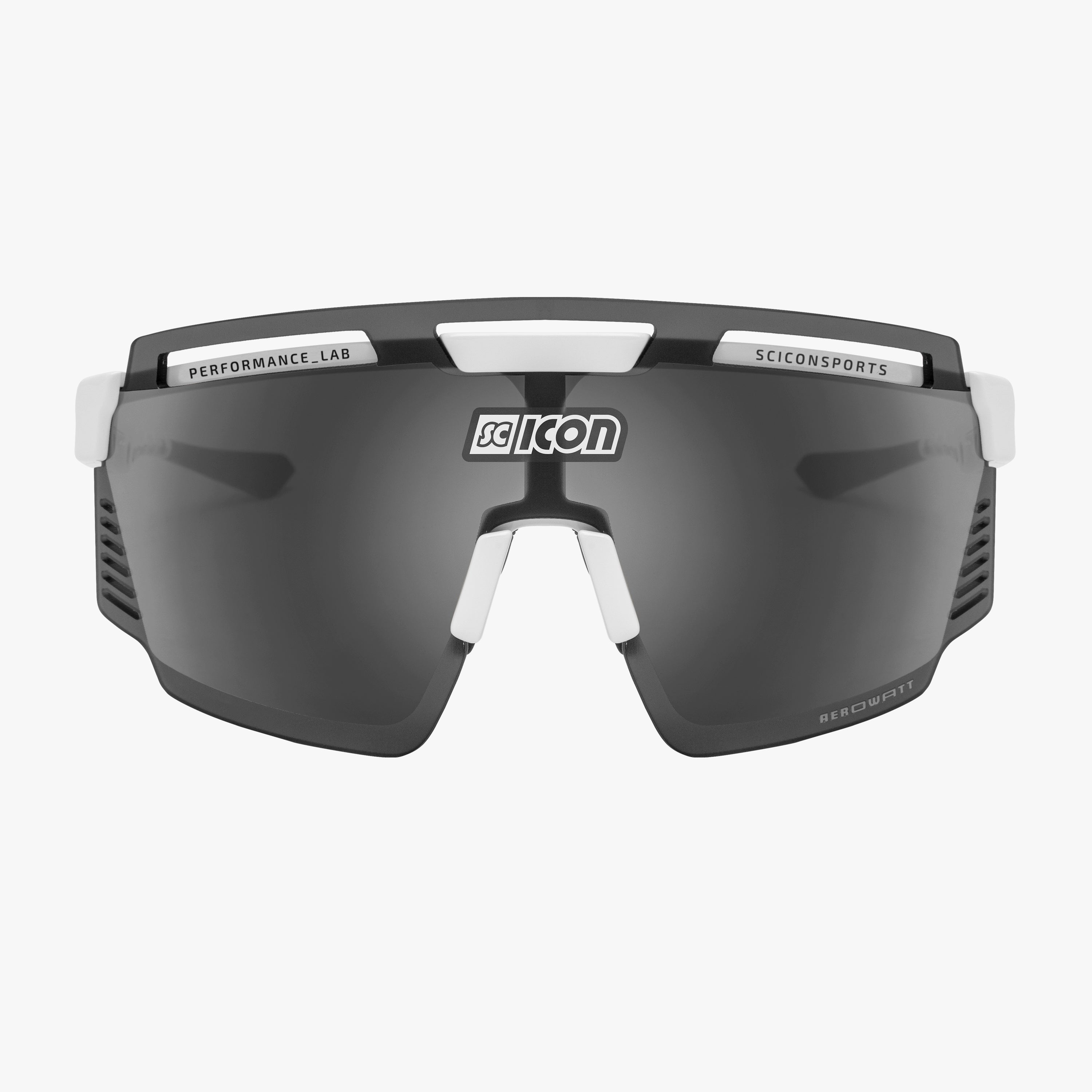 シーコン AEROWATT White/Multimirror Silver Sports | Aerowatt Sport Sunglasses