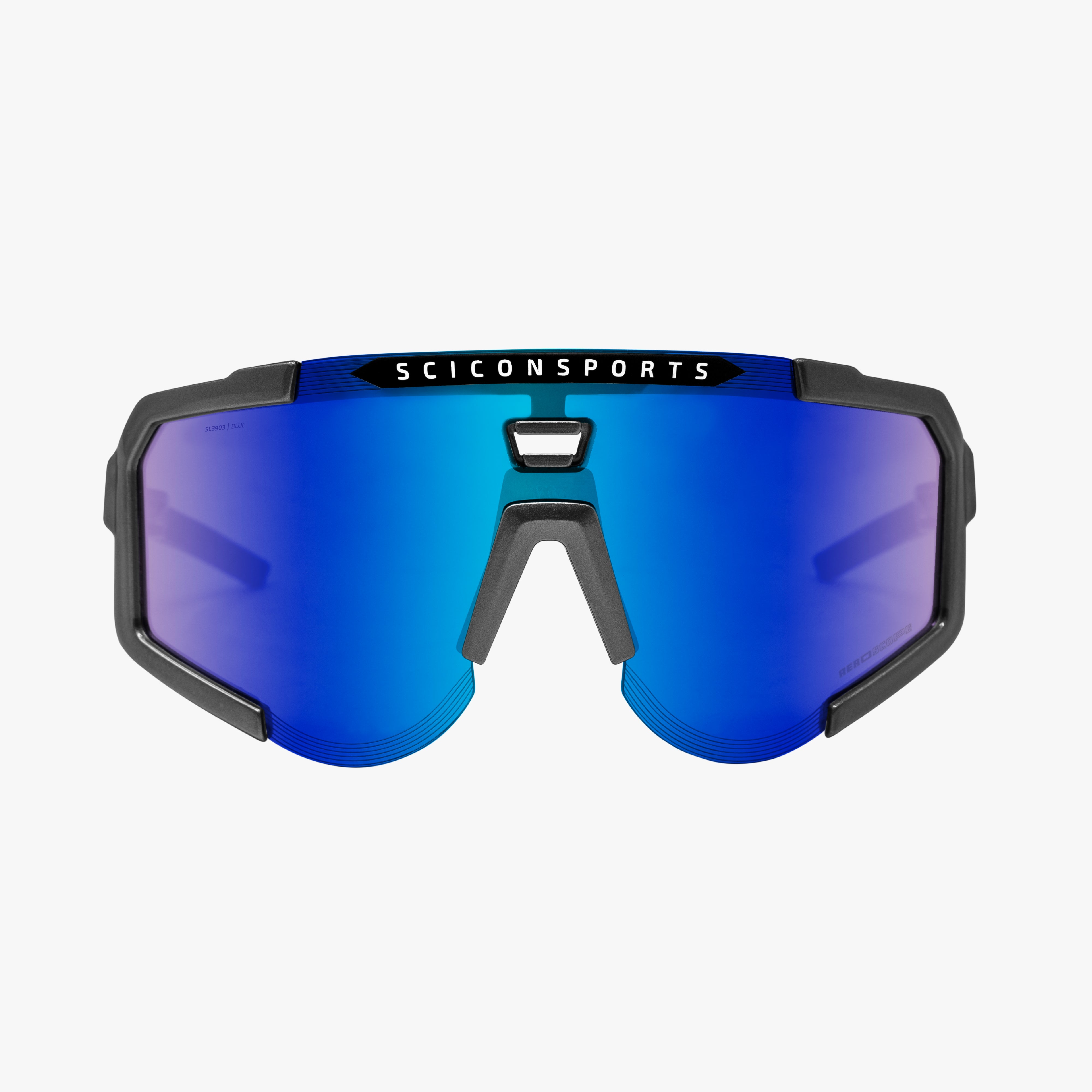 Anthracite/Multimirror Blue Aeroscope Sport Sunglasses