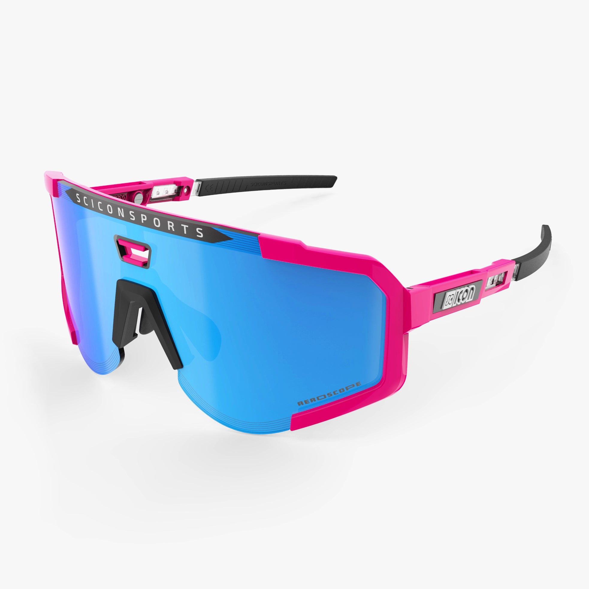 Yellow Fluo/Multimirror Blue Aeroscope Sport Sunglasses