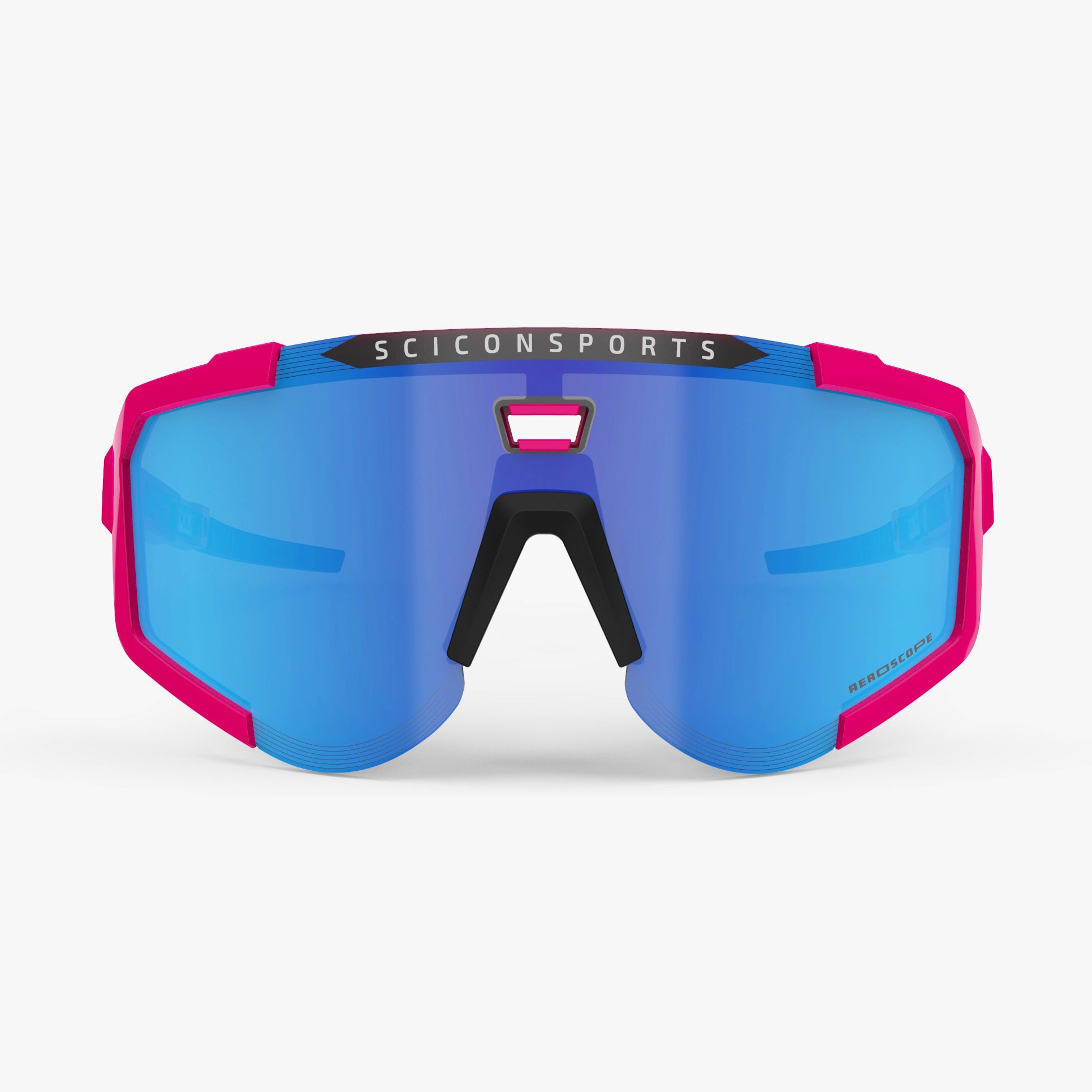 Pink Fluo/Multimirror Blue Aeroscope Sport Sunglasses