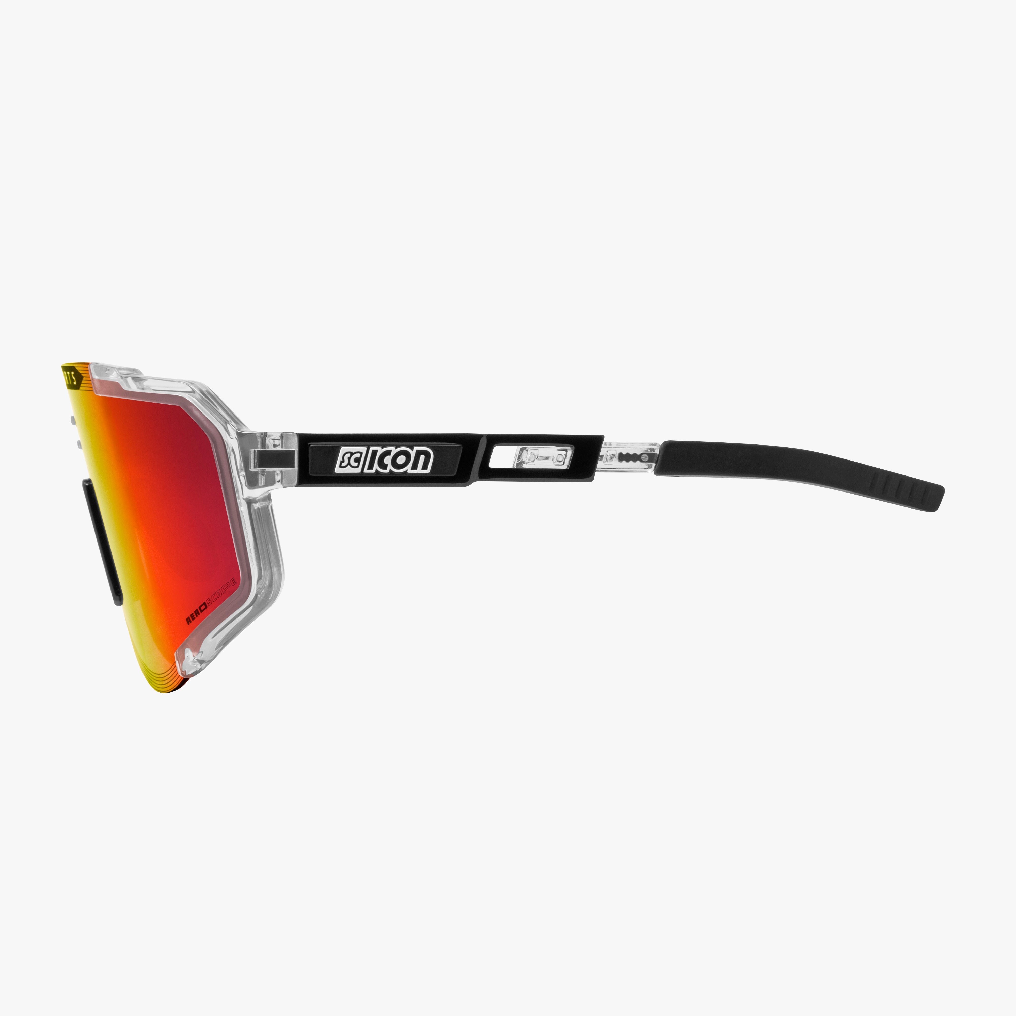 Crystal/Red Aeroscope Sport Sunglasses | Scicon Sports