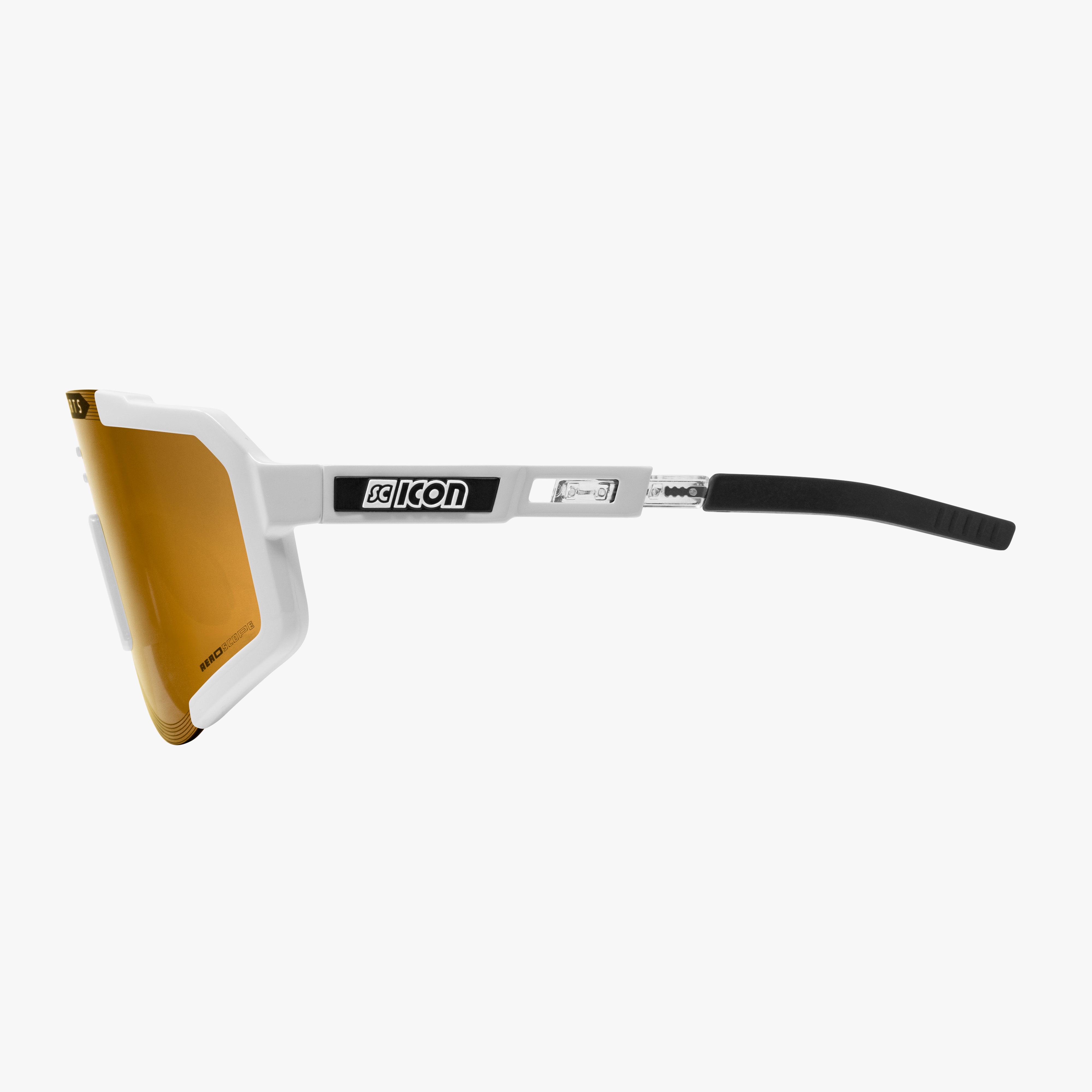 White/Multimirror Bronze Aeroscope Sport Sunglasses