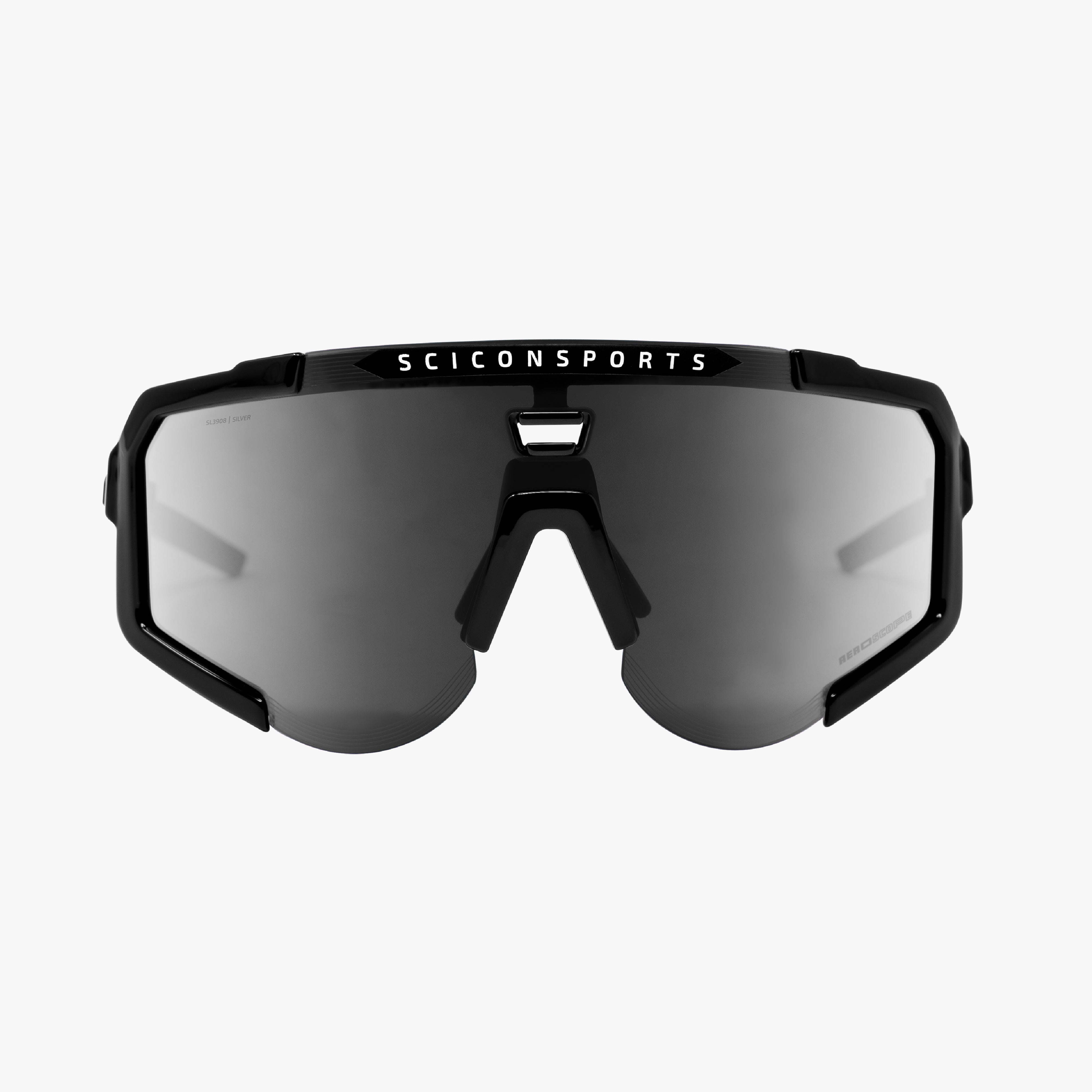 Black/Multimirror Silver Aeroscope Sport Sunglasses | Scicon Sports