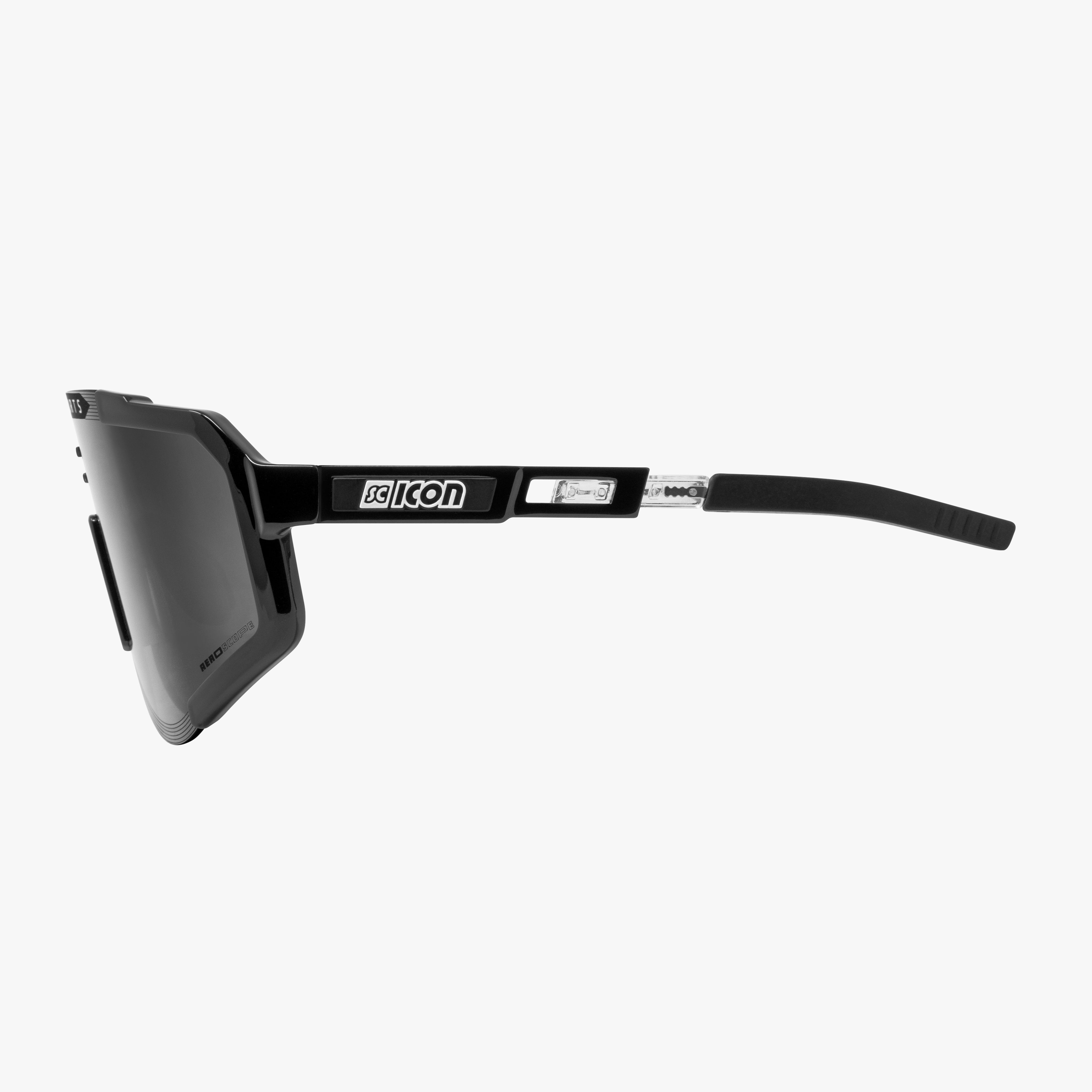 Black/Multimirror Silver Aeroscope Sport Sunglasses | Scicon Sports