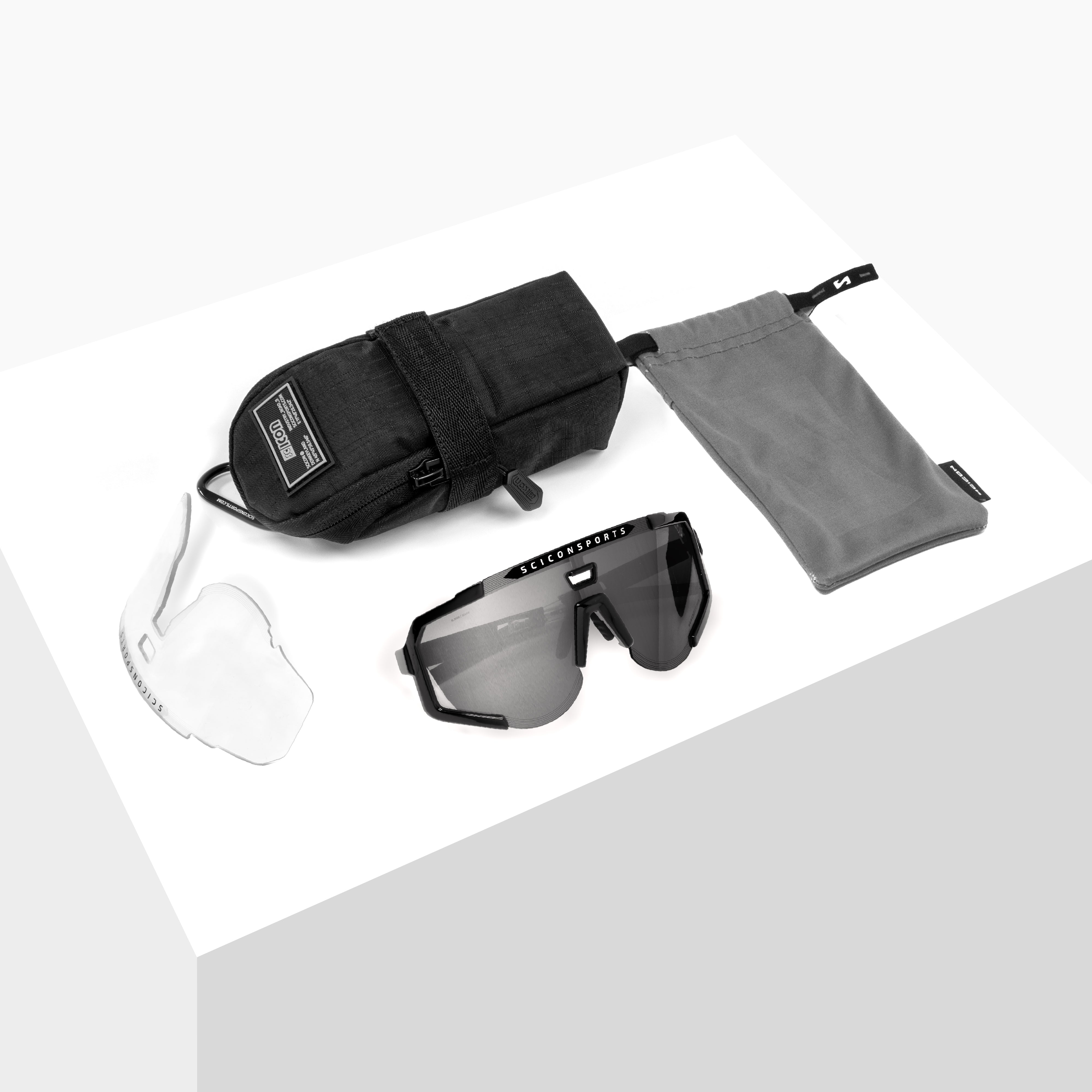 SCICON SPORTS icon AEROSCOPEサングラス シルバー Crystal/ Silver Sports | Aeroscope Sport Sunglasses