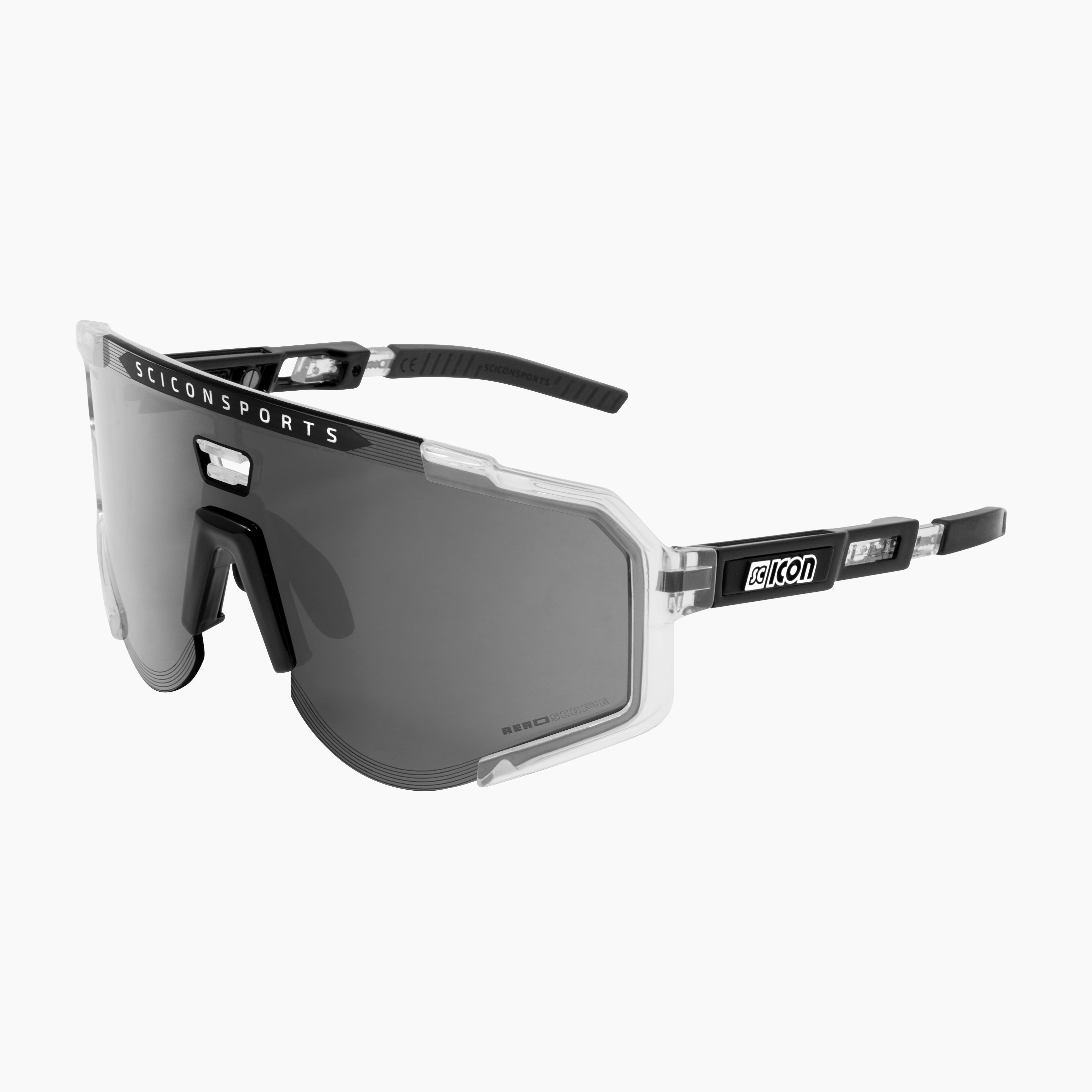 Crystal/Pink Aeroscope Sport Sunglasses | Scicon Sports