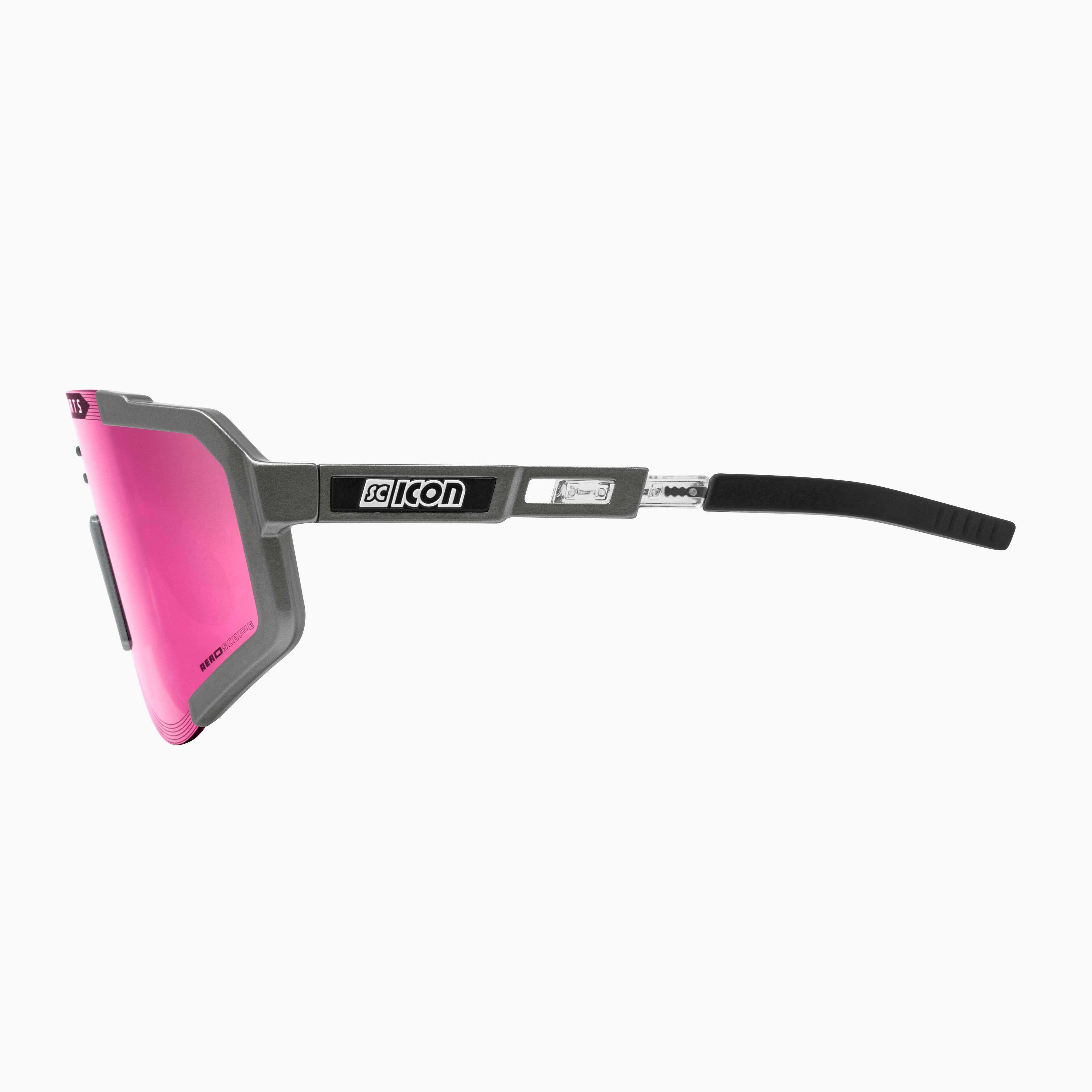 Anthracite/Pink Aeroscope Sport Sunglasses | Scicon Sports