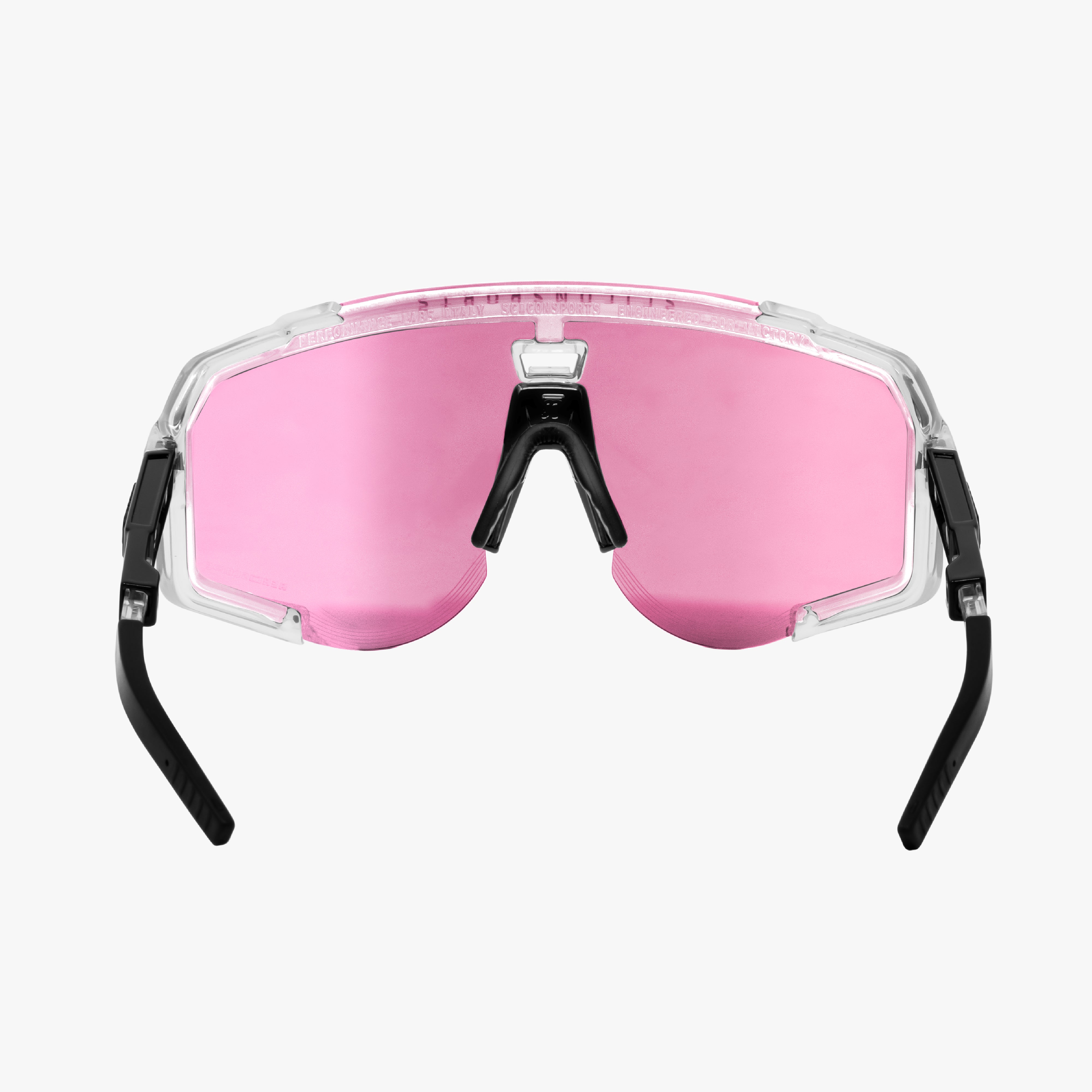 Crystal/Pink Aeroscope Sport Sunglasses | Scicon Sports
